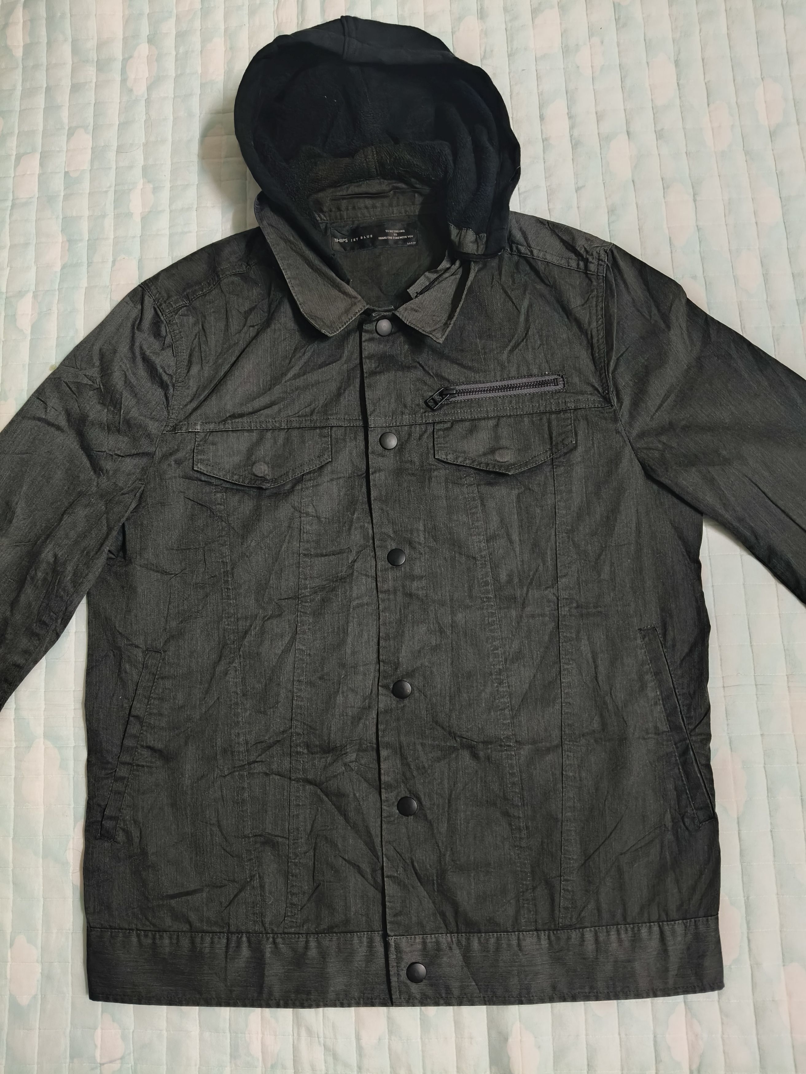 Ships Jet Blue Ships Jet Blue Button up Jacket Size US L / EU 52-54 / 3 - 5 Thumbnail