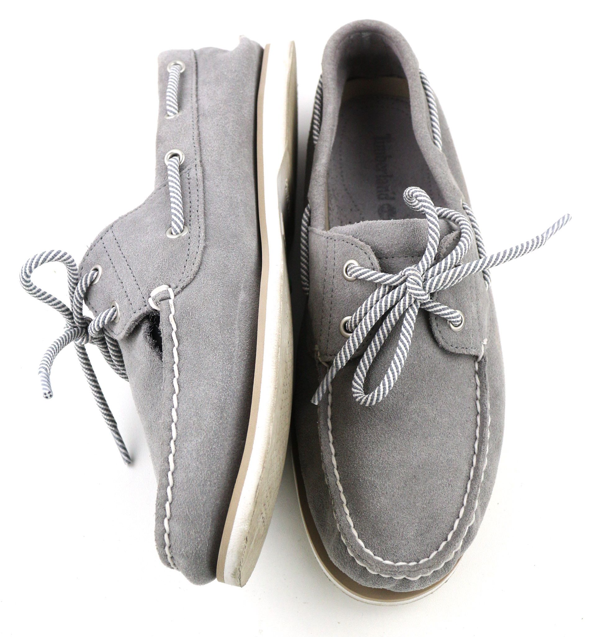 Timberland A43W1 UK10.5 Grey Leather Slip On Loafer 81009 Size US 11 / EU 44 - 6 Thumbnail