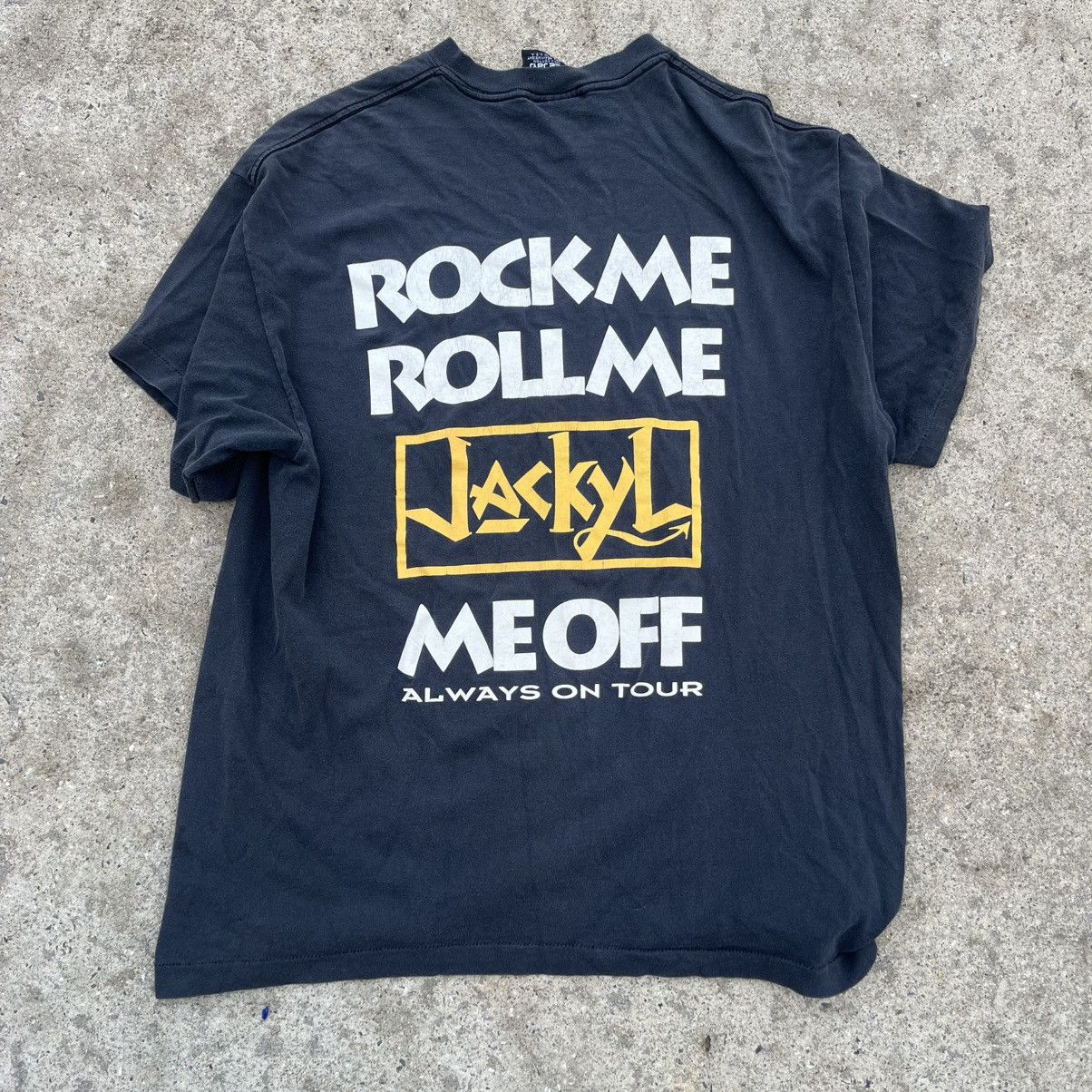 Band Tees × Giant × Vintage GIANT 1993 Jackyl Band T shirt Rock me Roll me Jackyl me off Size US XL / EU 56 / 4 - 5 Thumbnail