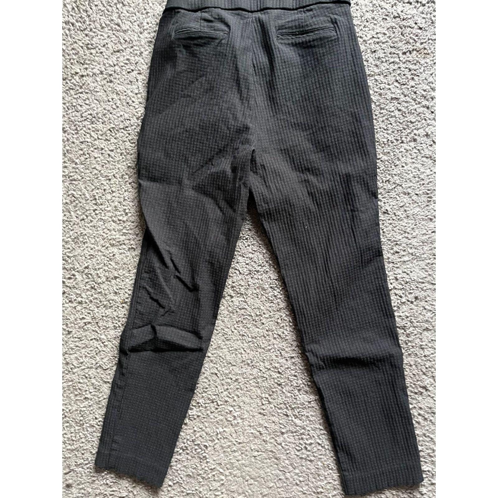 Anne Klein Anne Klein Women's Knit Pull-On Pants Black Size 2 Stretch Flat Front Workwear 27in Inseam Size 26" / US 2 / IT 38 - 3 Thumbnail