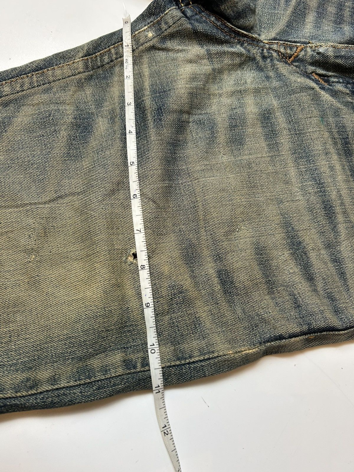 Edwin × Vintage EXCLUSIVE VINTAGE EDWIN DISTRESSED DENIM PANT Size US 31 - 7 Thumbnail