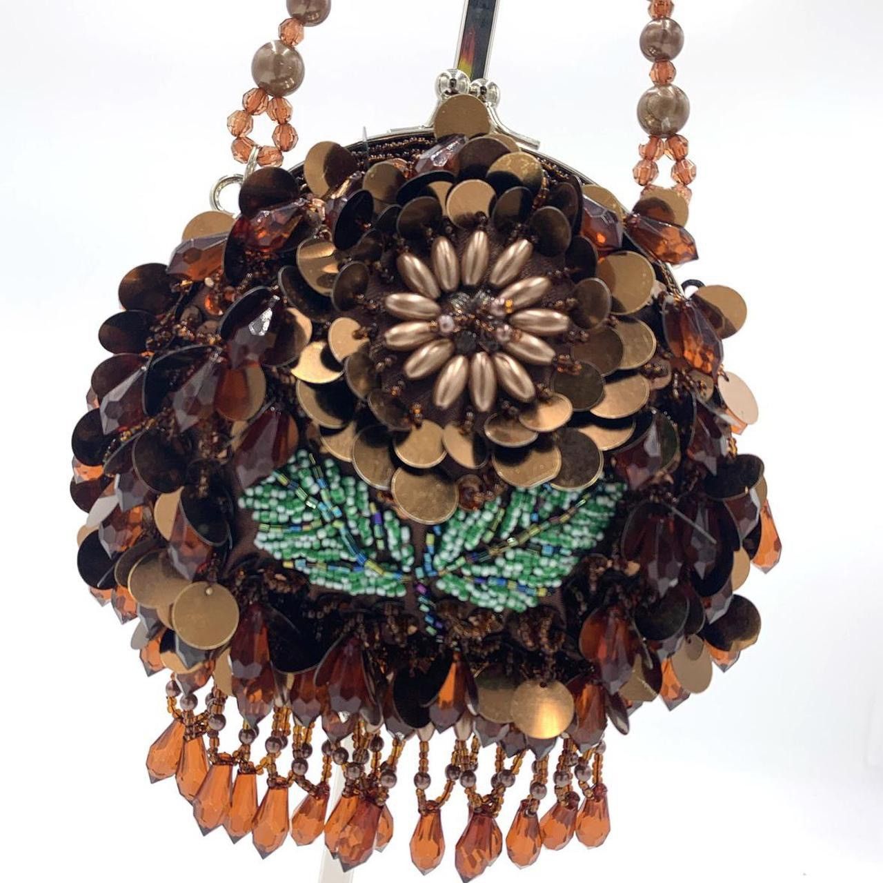 Vintage Y2k 00s Vintage Whimsygoth Beaded Mini Kisslock Handbag Size ONE SIZE - 1 Thumbnail
