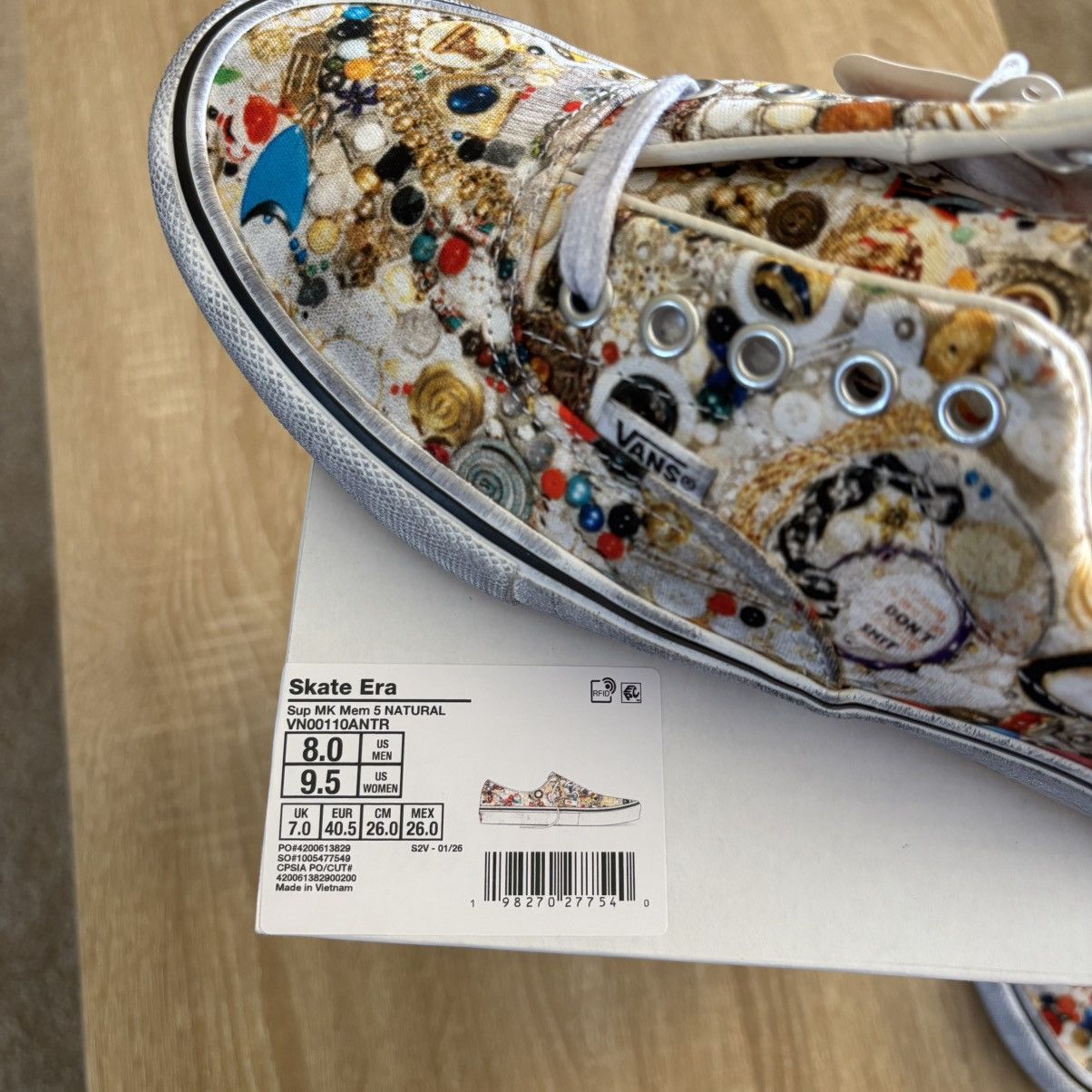Supreme × Vans Supreme x Mike Kelley Vans Era White Size US 8 / EU 41 - 9 Thumbnail