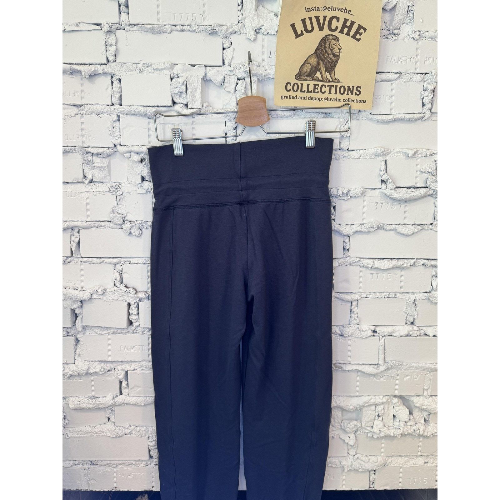Staatsballett Wear Moi Pants Womens S Navy High Waist Yoga Dance Pants Size 27" / US 4 / IT 40 - 2 Thumbnail