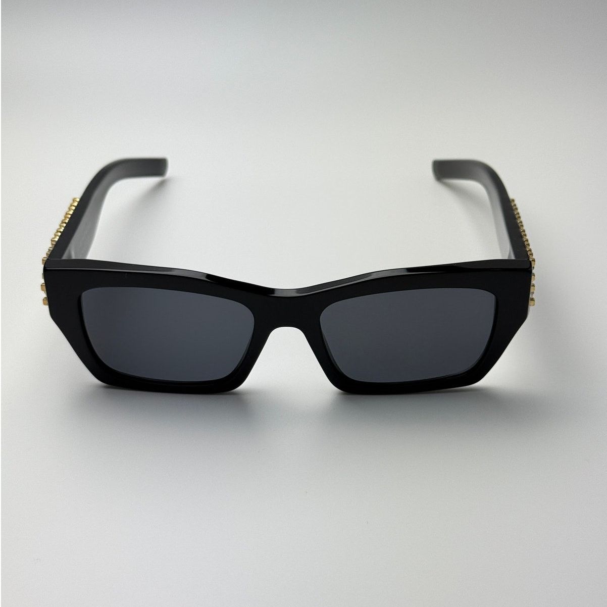 Givenchy Givenchy Sunglasses GV40077I 01A Shiny Black and Studs/Grey Size ONE SIZE - 1 Thumbnail