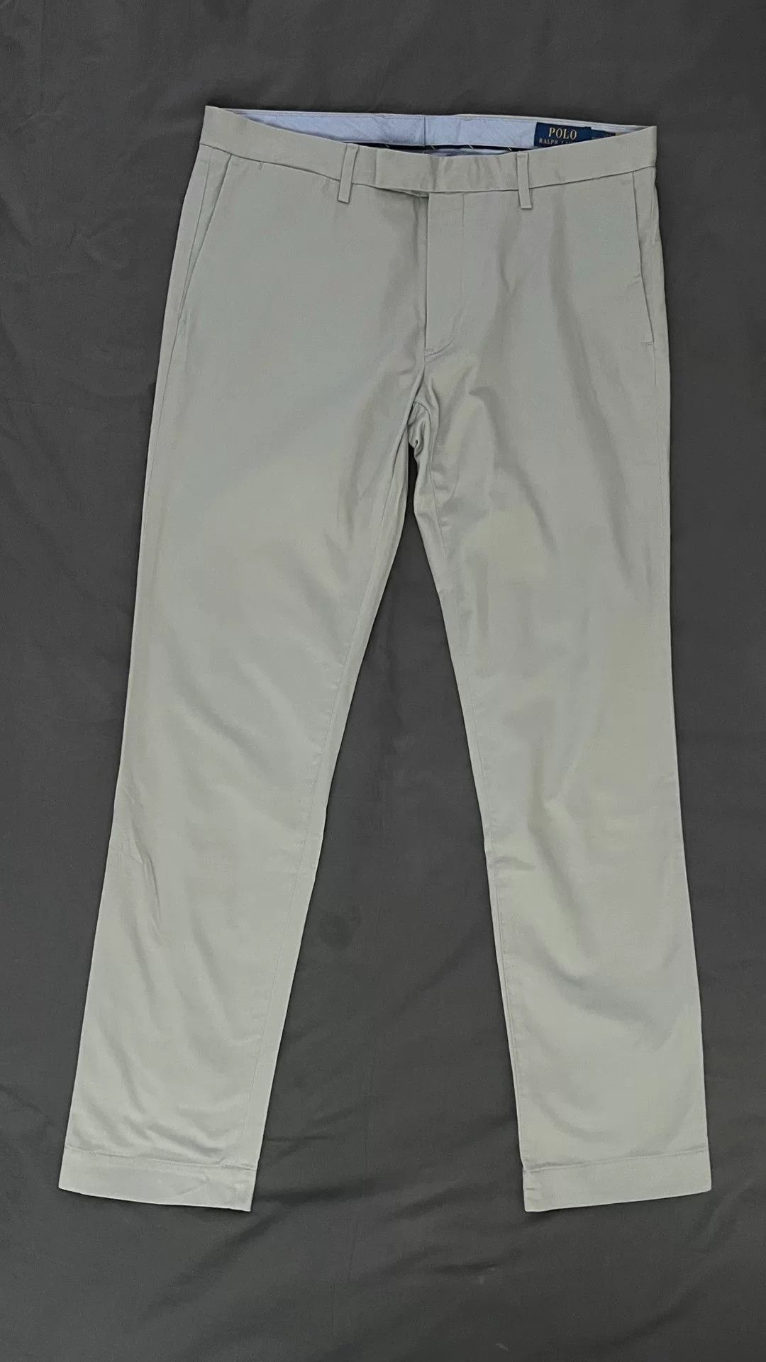 Ralph Lauren Ralph Lauren Gray Slim Fit Pants Size US 33 - 1 Thumbnail