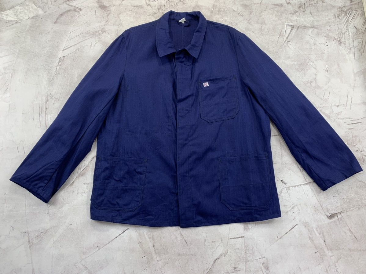 Le Laboureur × Vintage Mens jacket Sanfor Workwear Size 56 Size US XL / EU 56 / 4 - 1 Thumbnail