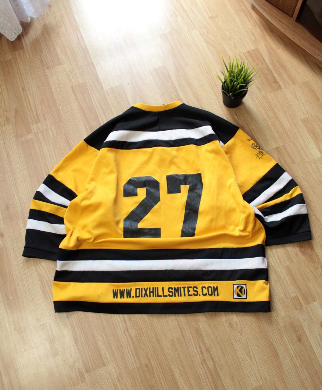 NHL 🔥 Jurassic Puck NHL Vintage Jersey Shirt Rugby Hockey USA Size US XL / EU 56 / 4 - 3 Thumbnail