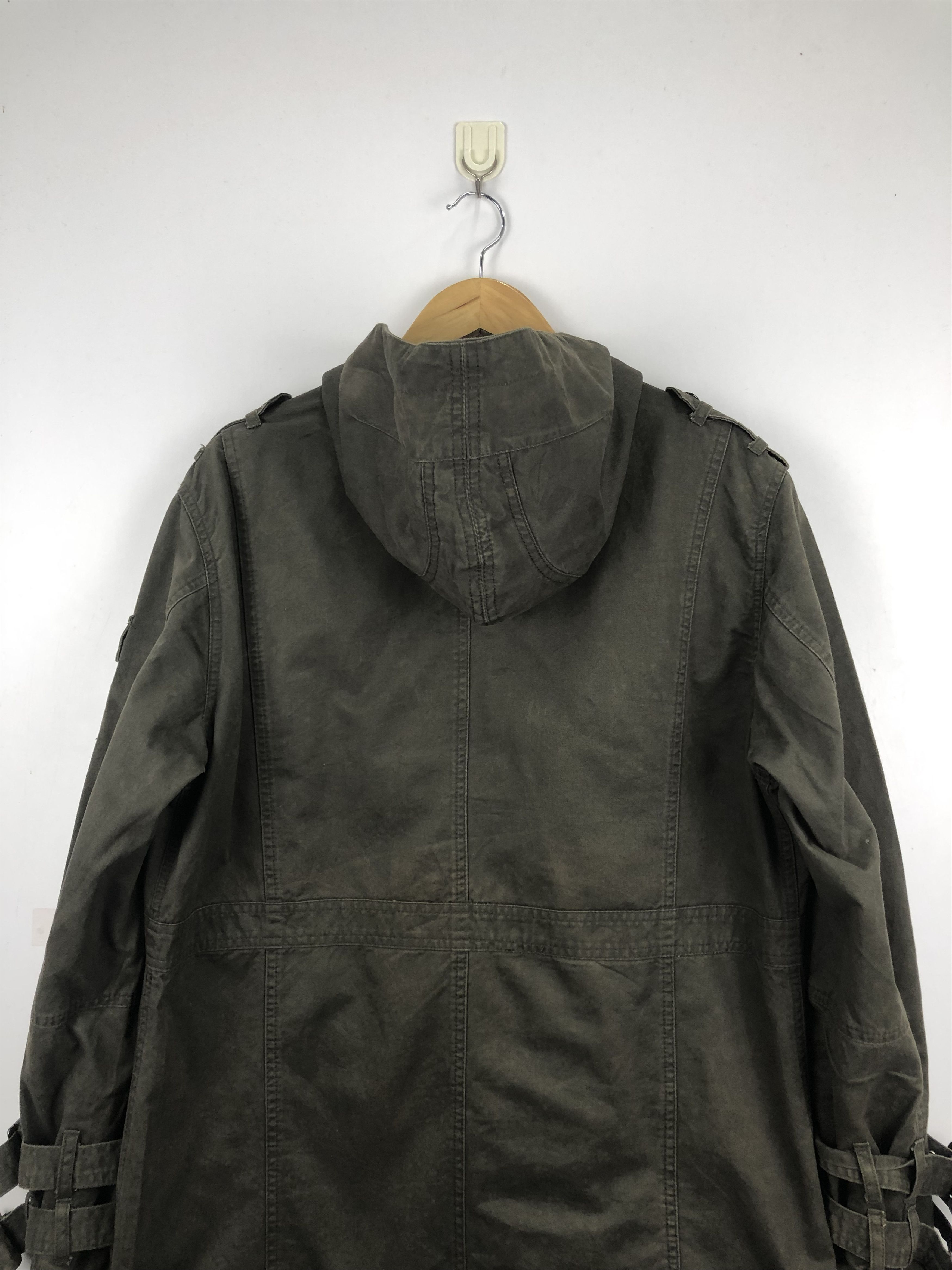 Japanese Brand Vintage Japanese Brand Military Style Hoodie Jacket J0740 Size US XL / EU 56 / 4 - 3 Thumbnail