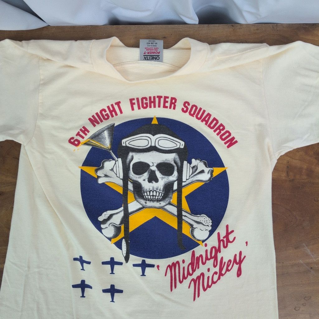 Vintage 90's Vintage 6th NFS Midnight Mickey WW2 T-Shirt Medium Size US M / EU 48-50 / 2 - 1 Thumbnail