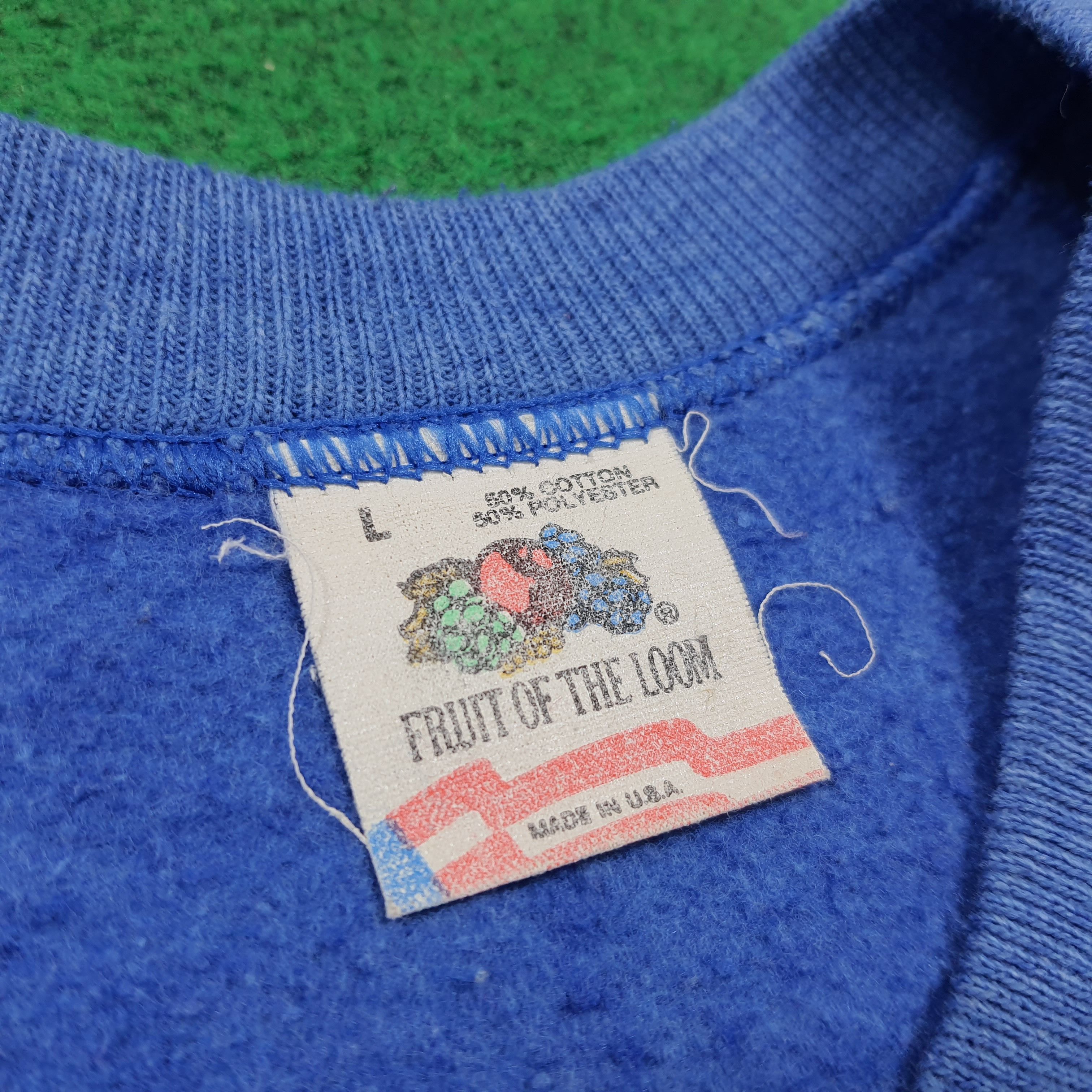 Fruit Of The Loom Vintage 90s Boston Skyline Sweatshirt Raglan C279N24 Size US M / EU 48-50 / 2 - 5 Thumbnail