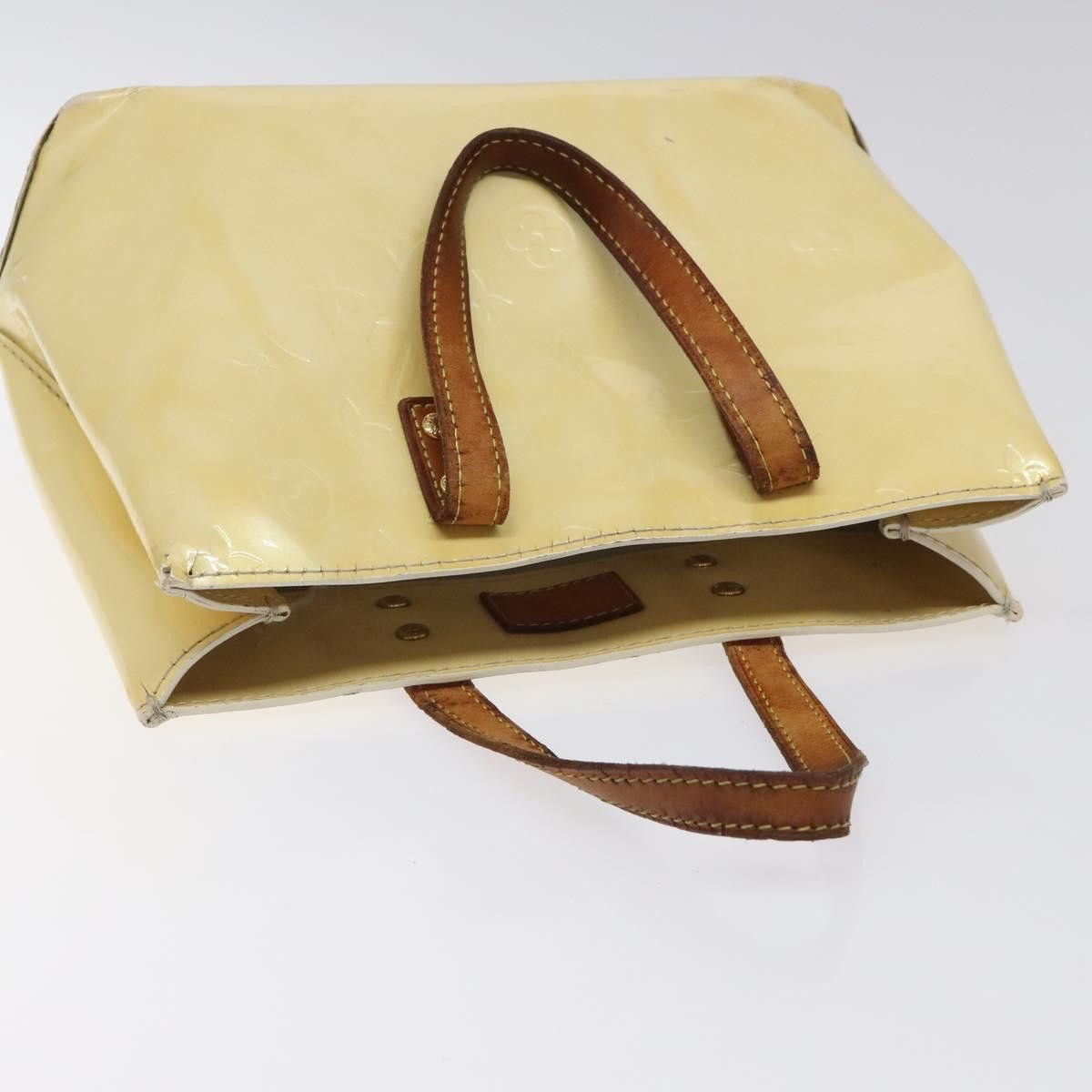 Louis Vuitton LOUIS VUITTON Monogram Vernis Reade PM Hand Bag Perle M91336 Size ONE SIZE - 6 Thumbnail