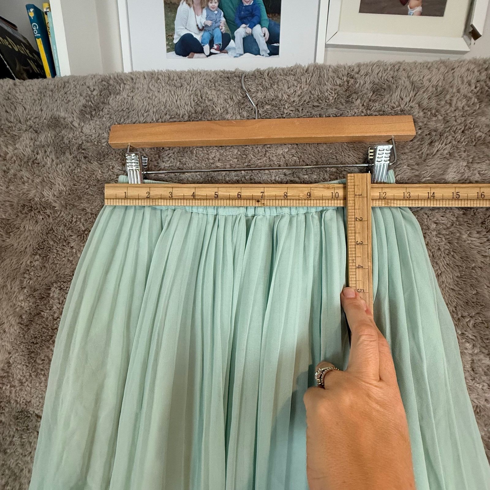 Victoria's Secret Victoria's Secret Mint Green Pleated Maxi Skirt 2 XS Size 26" / US 2 / IT 38 - 6 Thumbnail