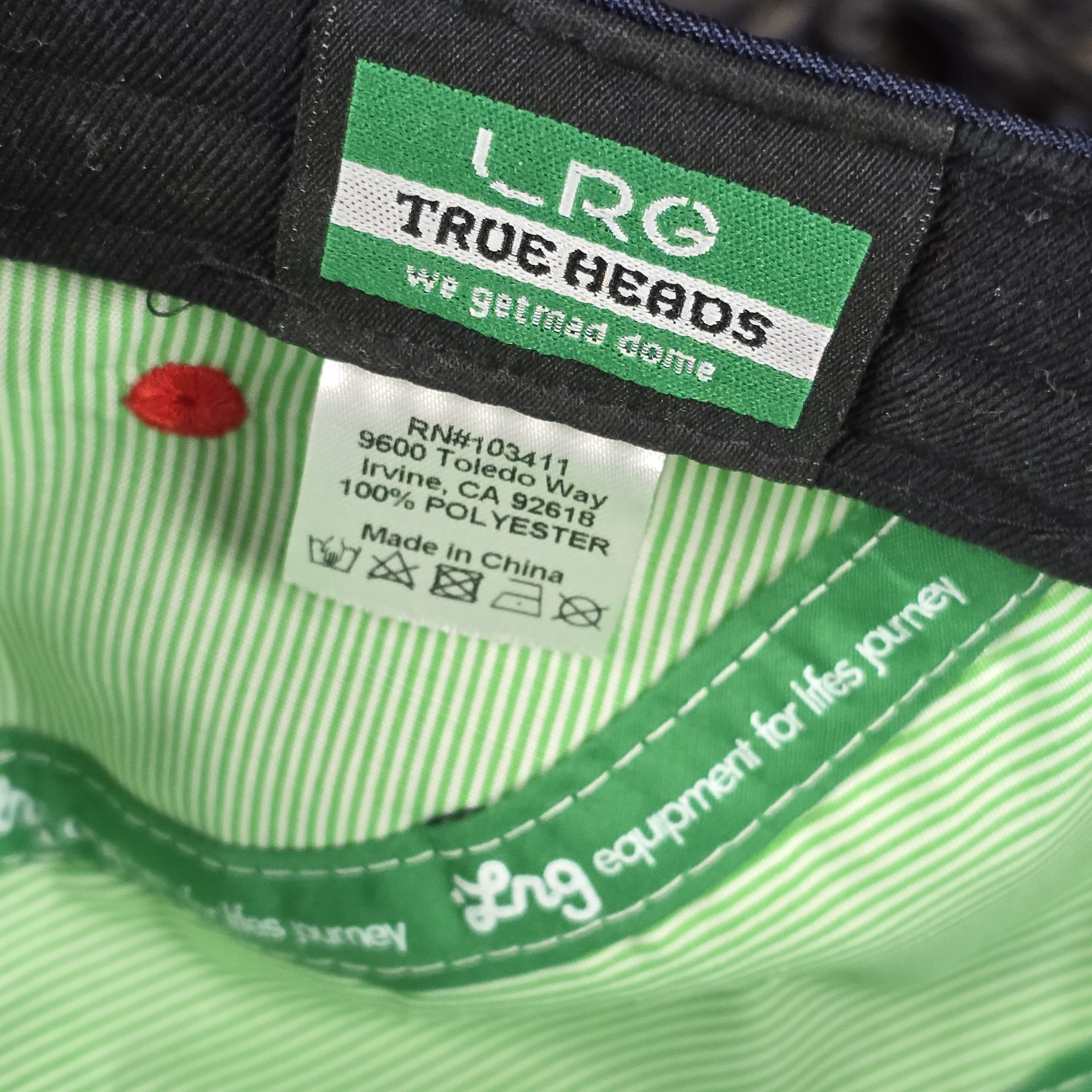 LRG LRG Lifted Research Group True Heads USA 5-Panel Hat OS Size ONE SIZE - 8 Thumbnail
