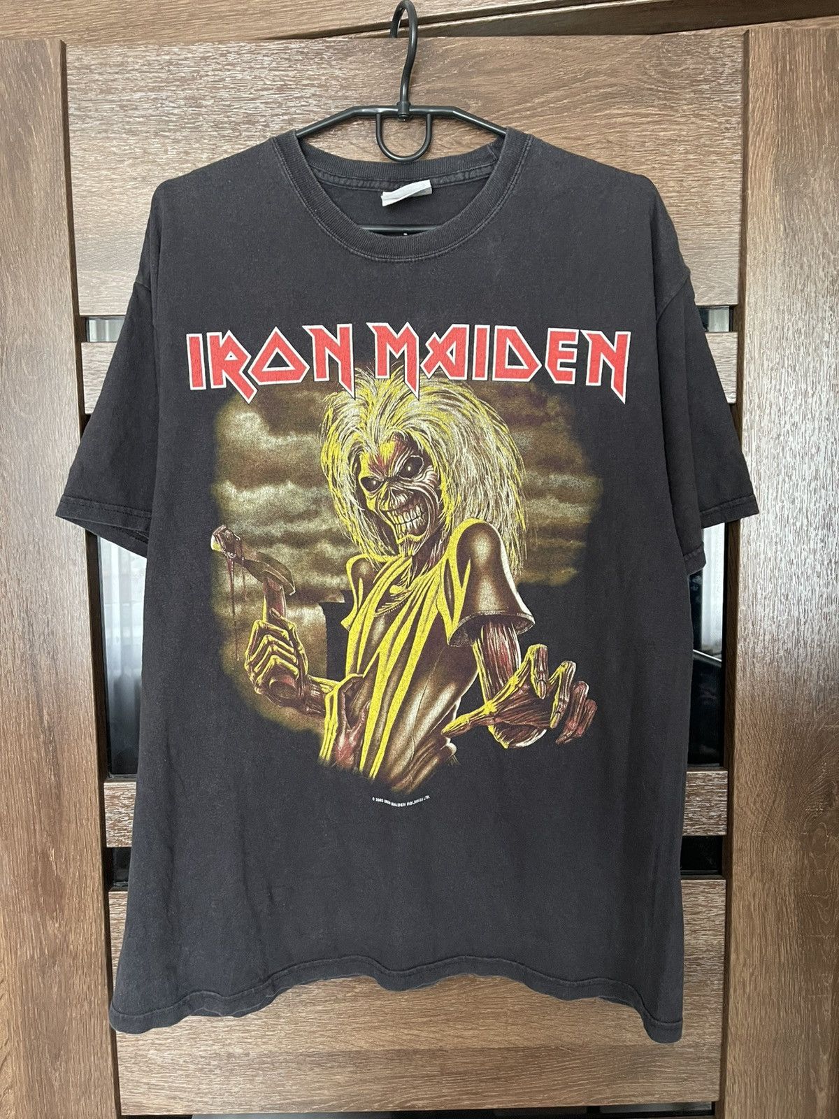 Iron Maiden 2003 Iron Maiden Killers Vintage Rock Band T-Shirt Tee Size US L / EU 52-54 / 3 - 2 Thumbnail