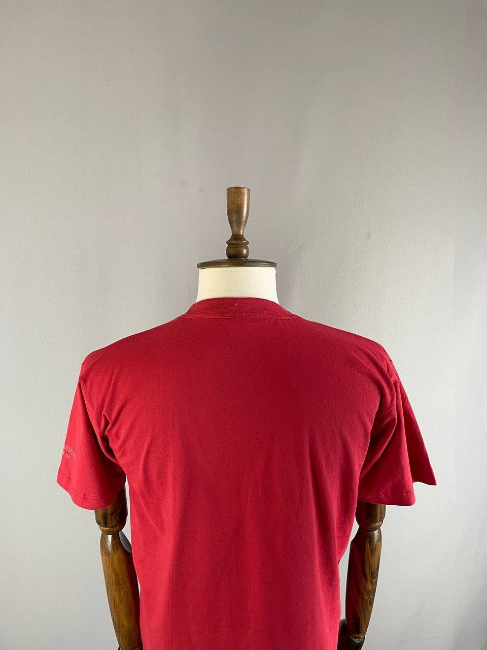 Versace Gianni Versace Profumi Tee T Shirt Big Logo Red Size US XL / EU 56 / 4 - 9 Thumbnail