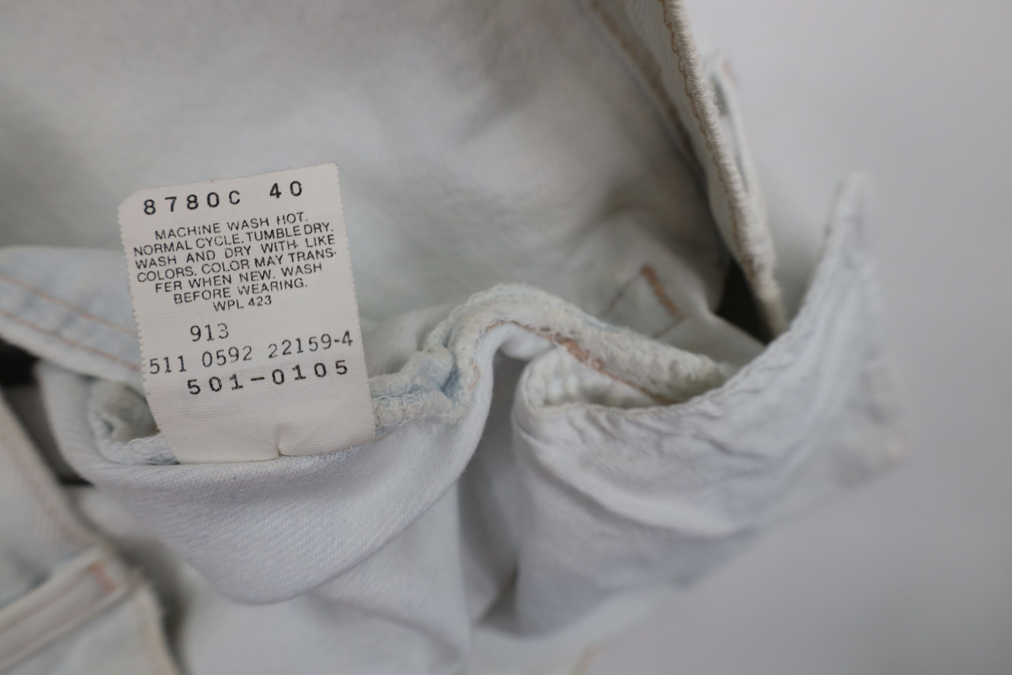 Levi's Vintage 90s Levis 501xx Button Fly Original Fit Jeans USA Size US 38 / EU 54 - 10 Thumbnail