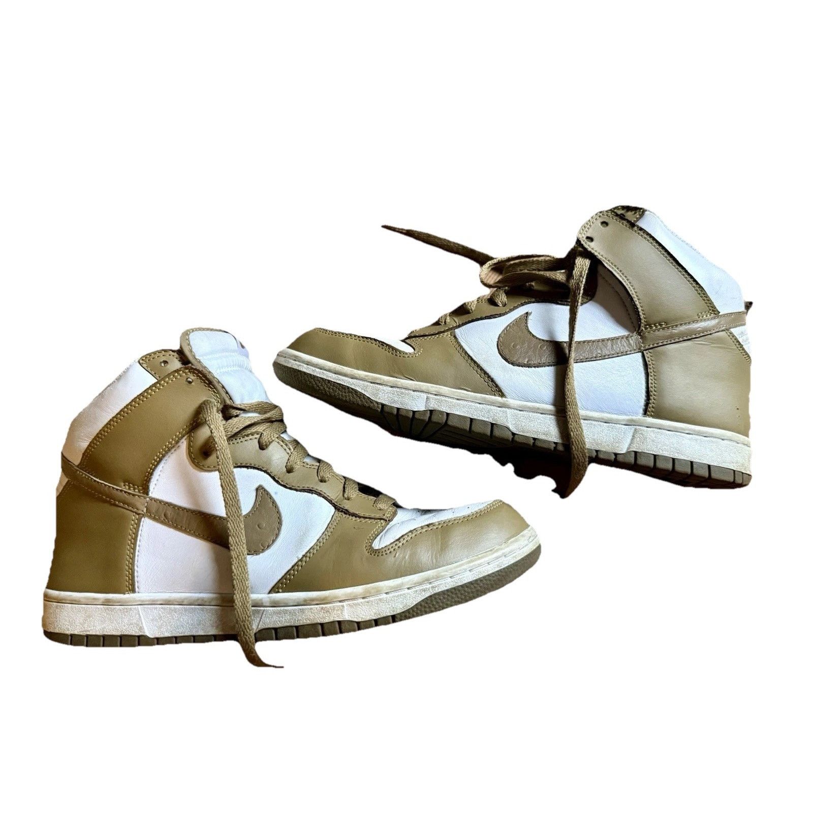 Nike Nike Dunk High Ostrich Swoosh Pack Brown Kelp 2011 US10 Rare Size US 10 / EU 43 - 3 Thumbnail