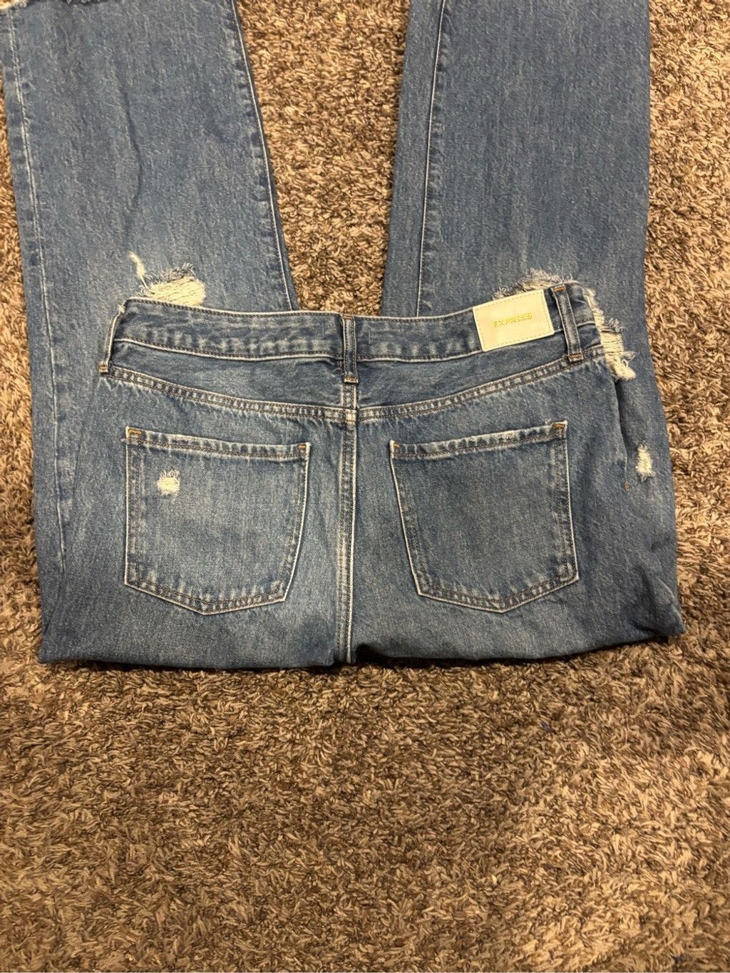 Express Express Women's 90s Ankle Boot Mid Rise Jeans Size 28" / US 6 / IT 42 - 1 Thumbnail