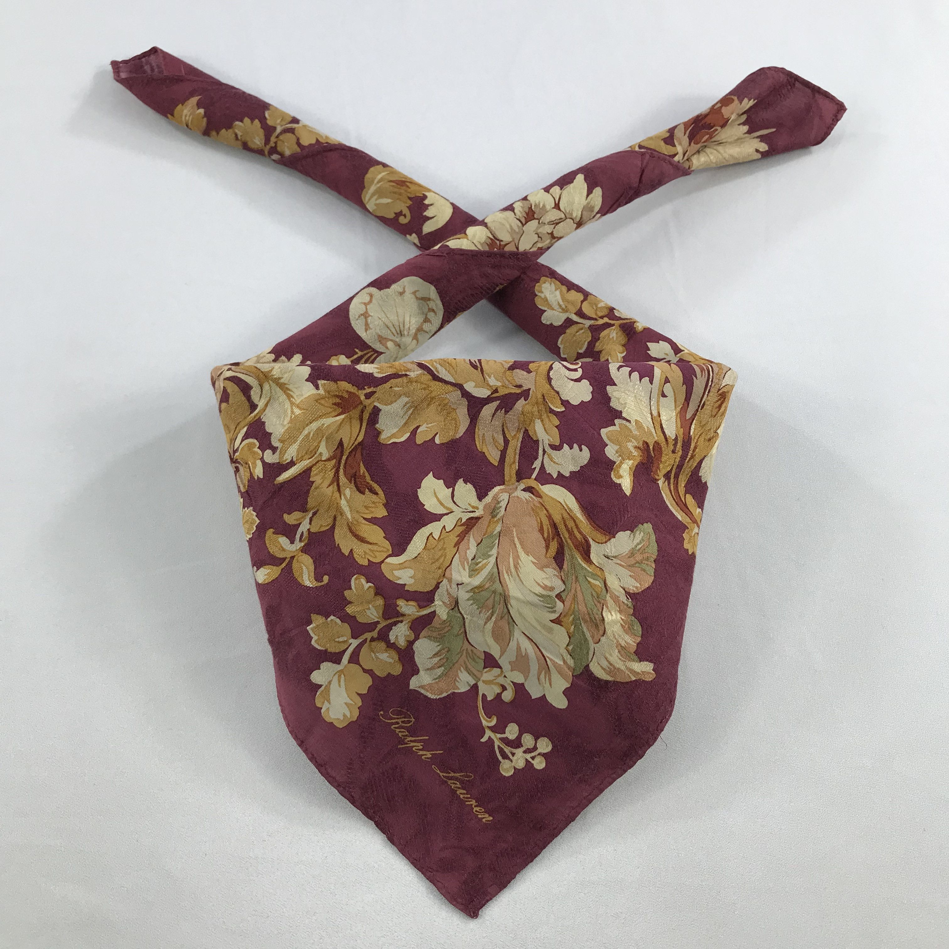 Ralph Lauren × Vintage Ralph Lauren Bandana / Handkerchief / Neckerchief - S2753A Size ONE SIZE - 3 Thumbnail