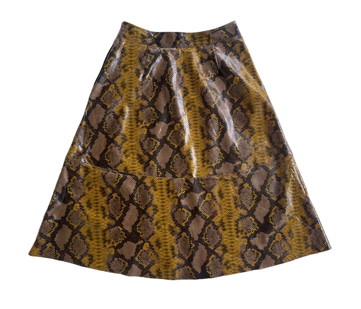 Zara Snake Printed Midi Skirts Size 28" / US 6 / IT 42 - 5 Thumbnail
