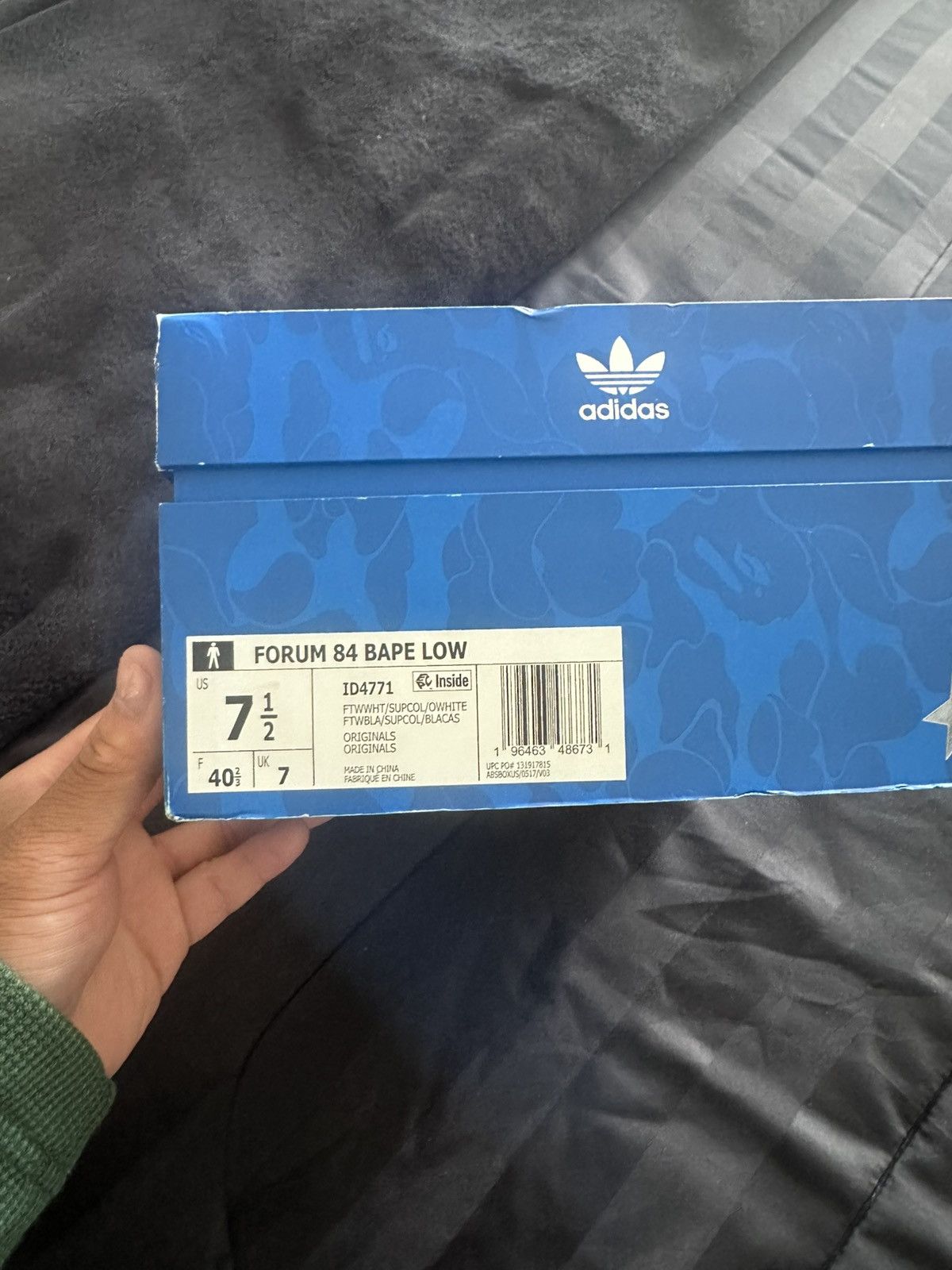 Adidas Bape Forum Low Size US 7.5 / EU 40-41 - 11 Thumbnail