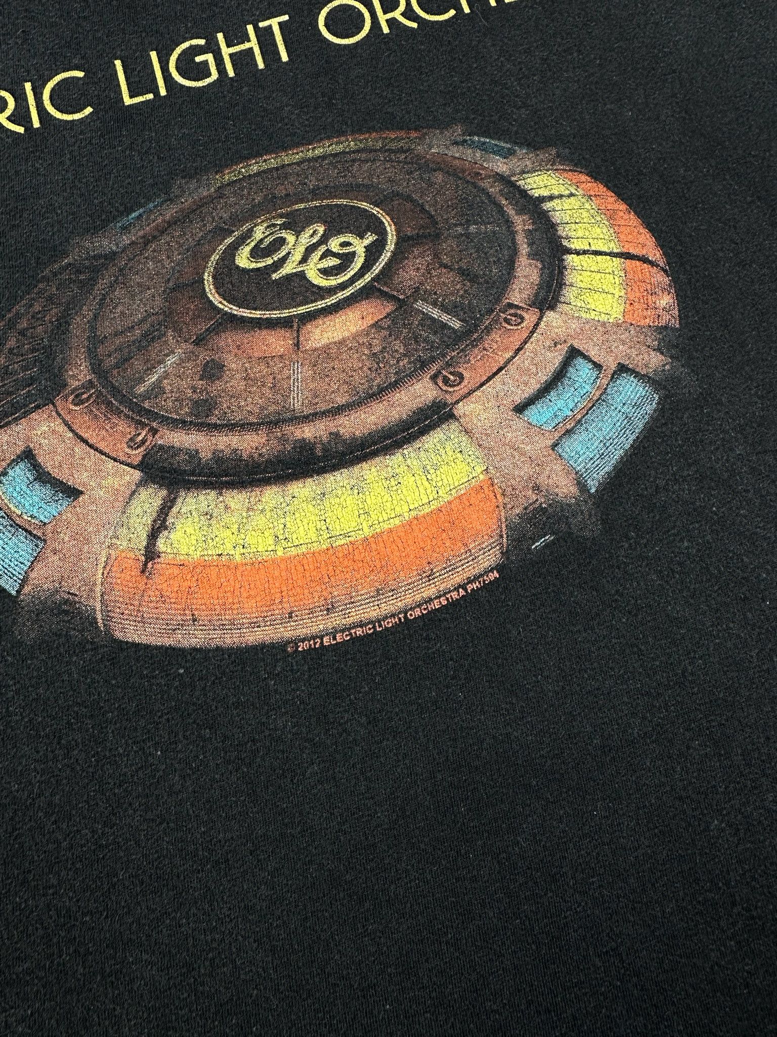 Band Tees ELO Electric Light Orchestra Big Logo T Shirt Size US XL / EU 56 / 4 - 5 Thumbnail
