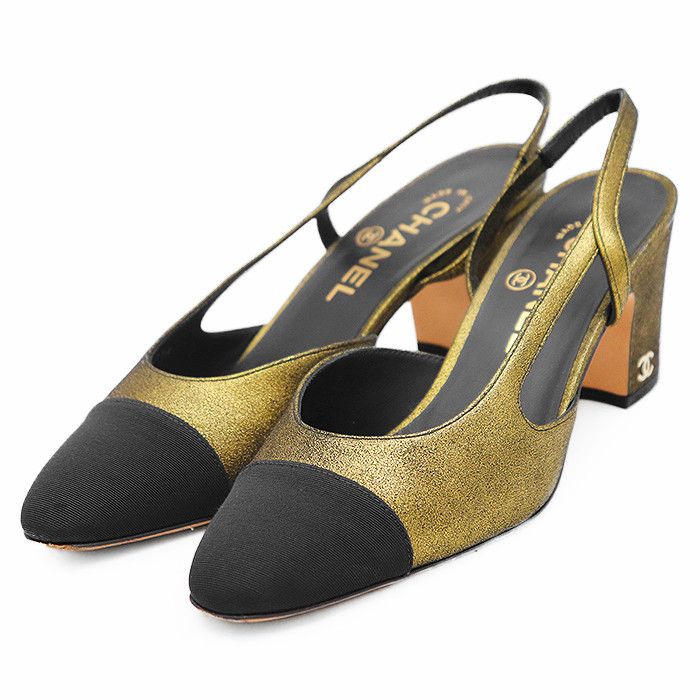 Chanel Chanel Chanel Slingback G31318 Leather Pumps Leather Shoes G31318 DUTY FREE for USA Size ONE SIZE - 1 Thumbnail