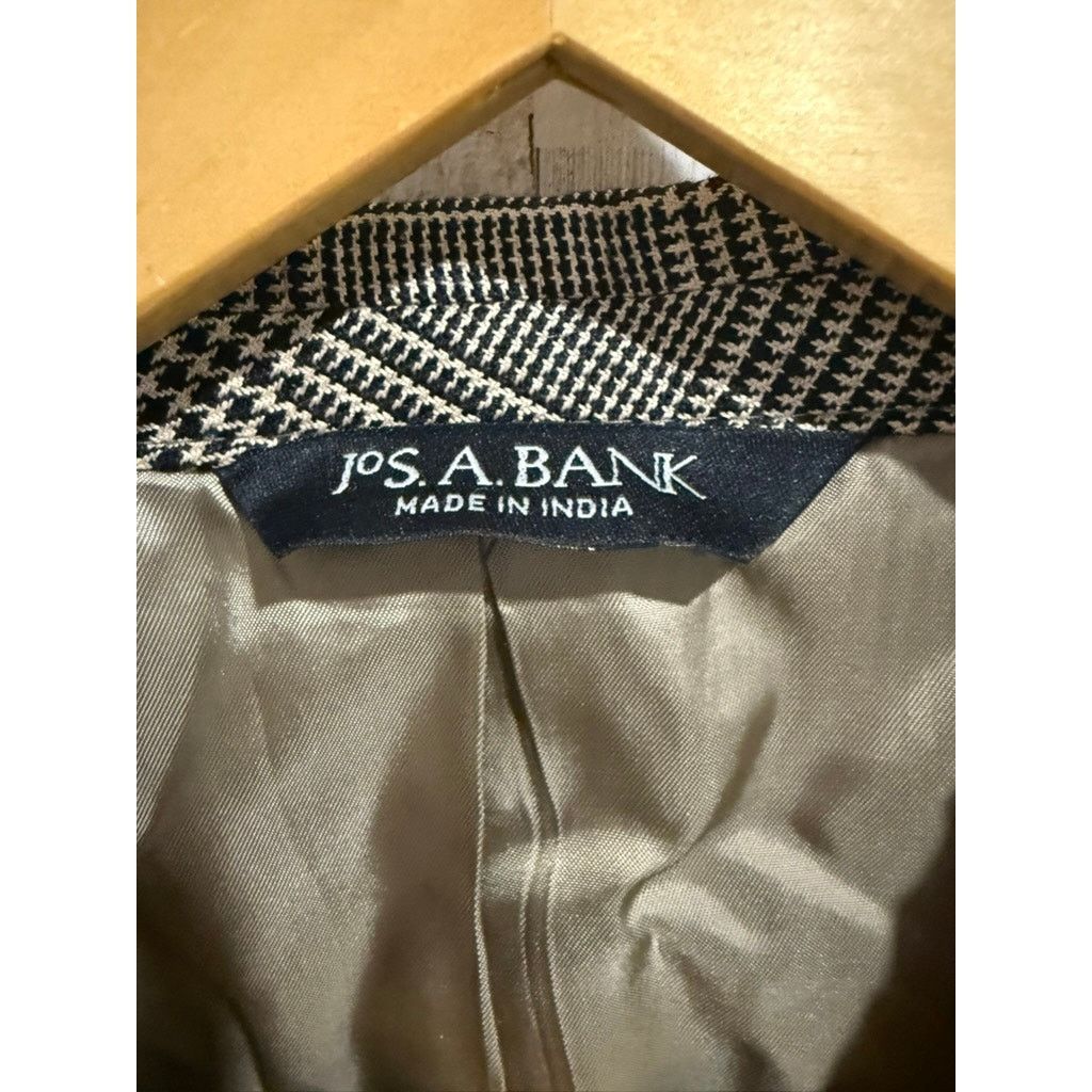 Jos. A. Bank Jos. A. Bank Sport Coat Blazer Mens 44R Glen Plaid Size 44R - 4 Thumbnail
