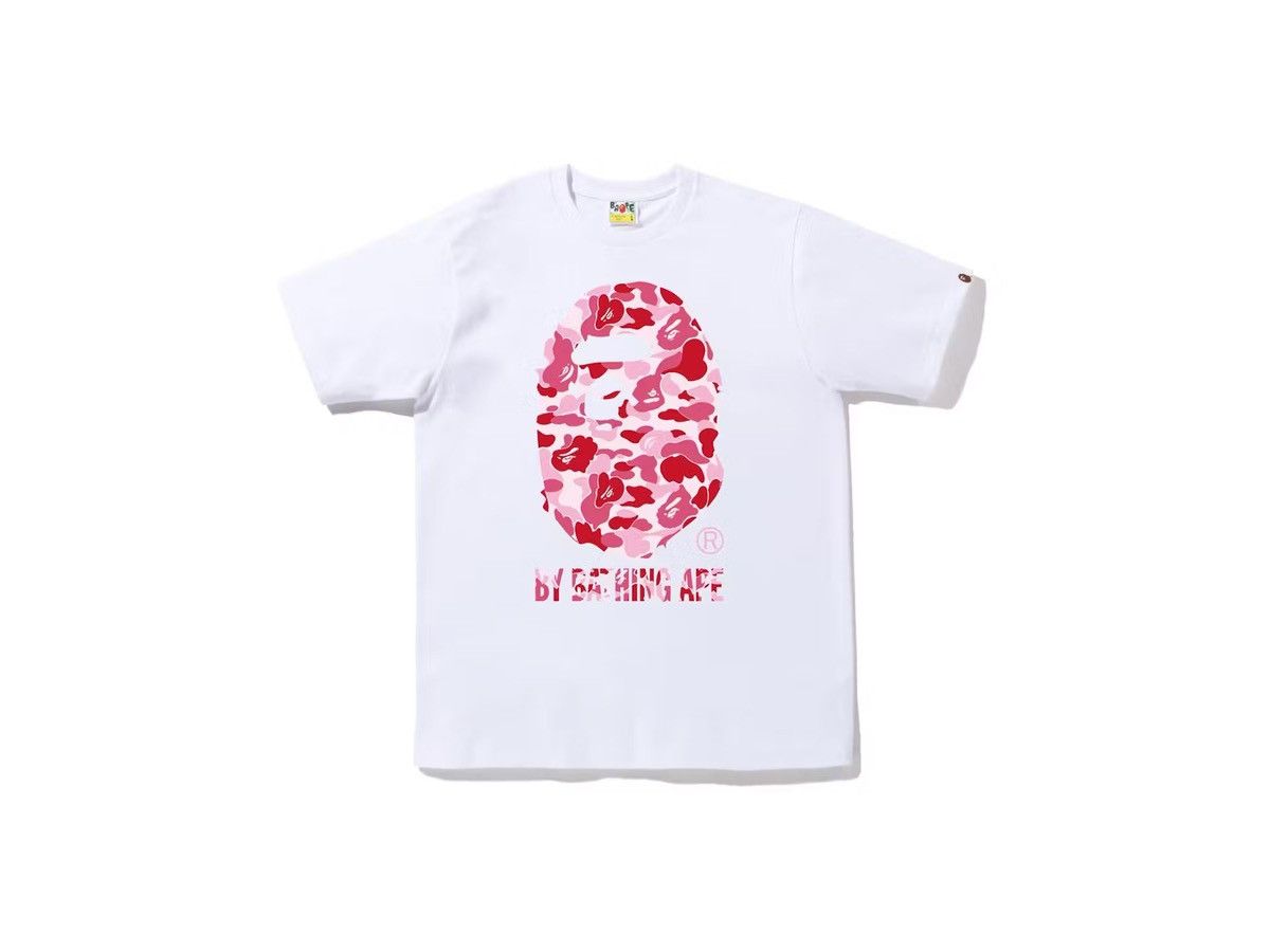 Bape BAPE ABC Camo By Bathing Ape Tee White/Pink Size US XXL / EU 58 / 5 - 1 Thumbnail