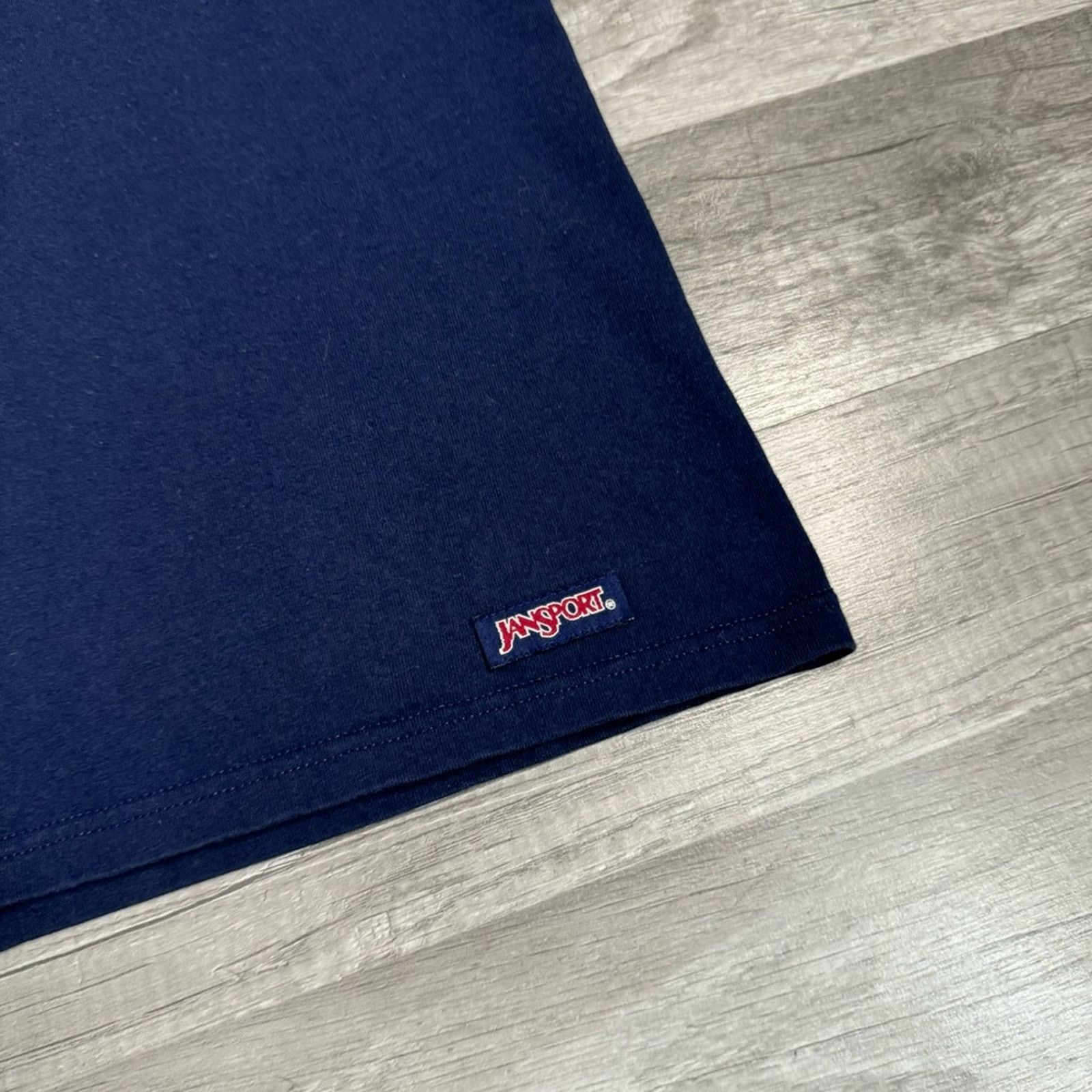 Jansport × Vintage Vintage 90s Jansport Aconcagua Tee Navy Made in USA Size XL Size US XL / EU 56 / 4 - 3 Thumbnail