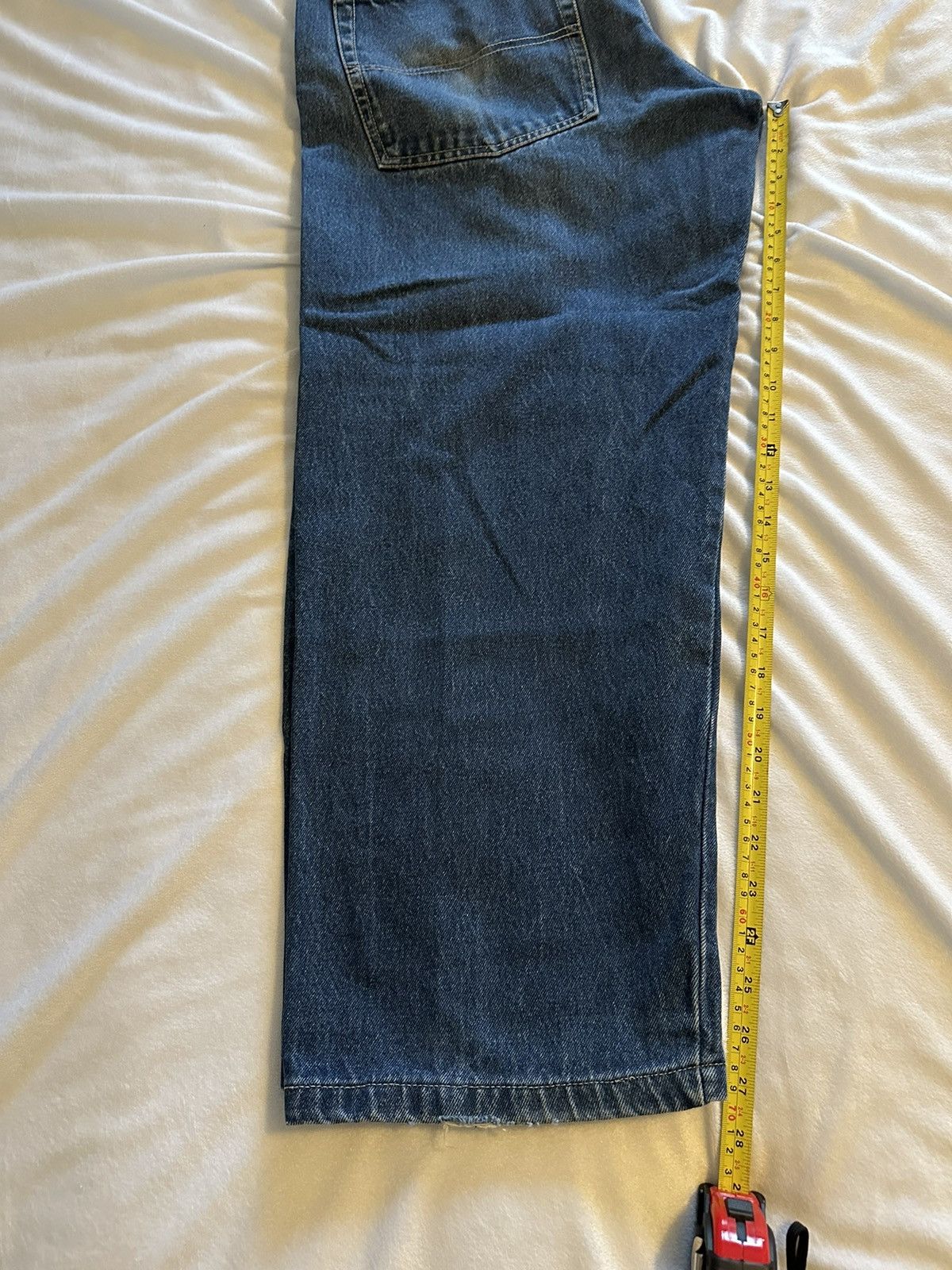 Southpole × Vintage Vintage Southpole Jeans Mens 38x27 Med Wash Baggy Wide l Size US 38 / EU 54 - 6 Thumbnail