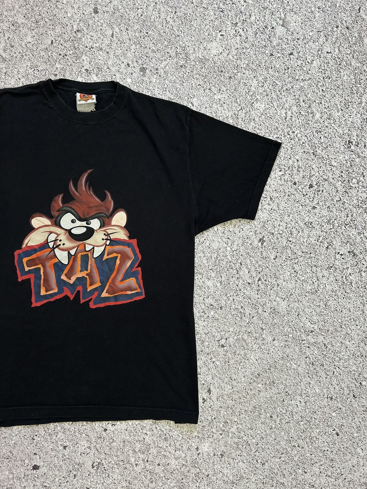 Cartoon Network × Vintage Vintage Warner Bros Looney Tunes 2002 Taz T-Shirt Size US XL / EU 56 / 4 - 5 Thumbnail