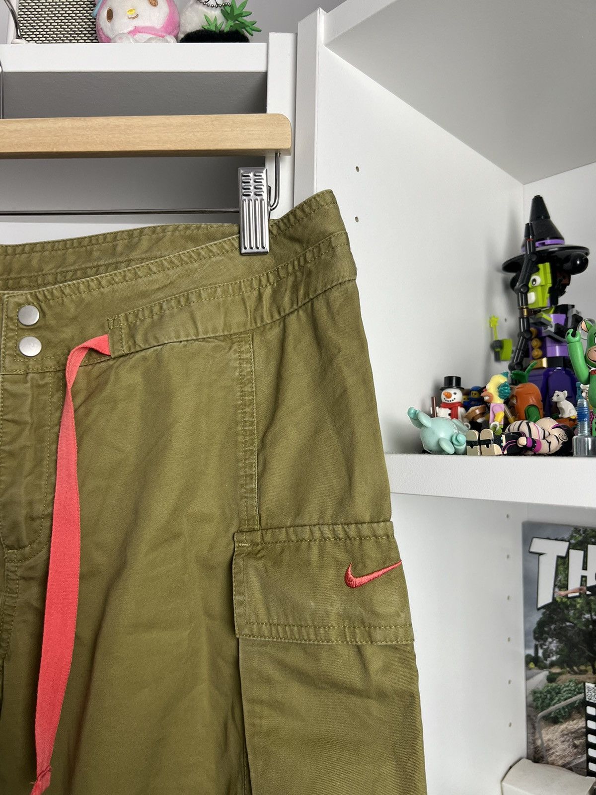 Nike × Nike ACG × Vintage Vintage Y2K Nike baggy cargo parachute pants M skate 90s 00s Size US 32 / EU 48 - 4 Thumbnail