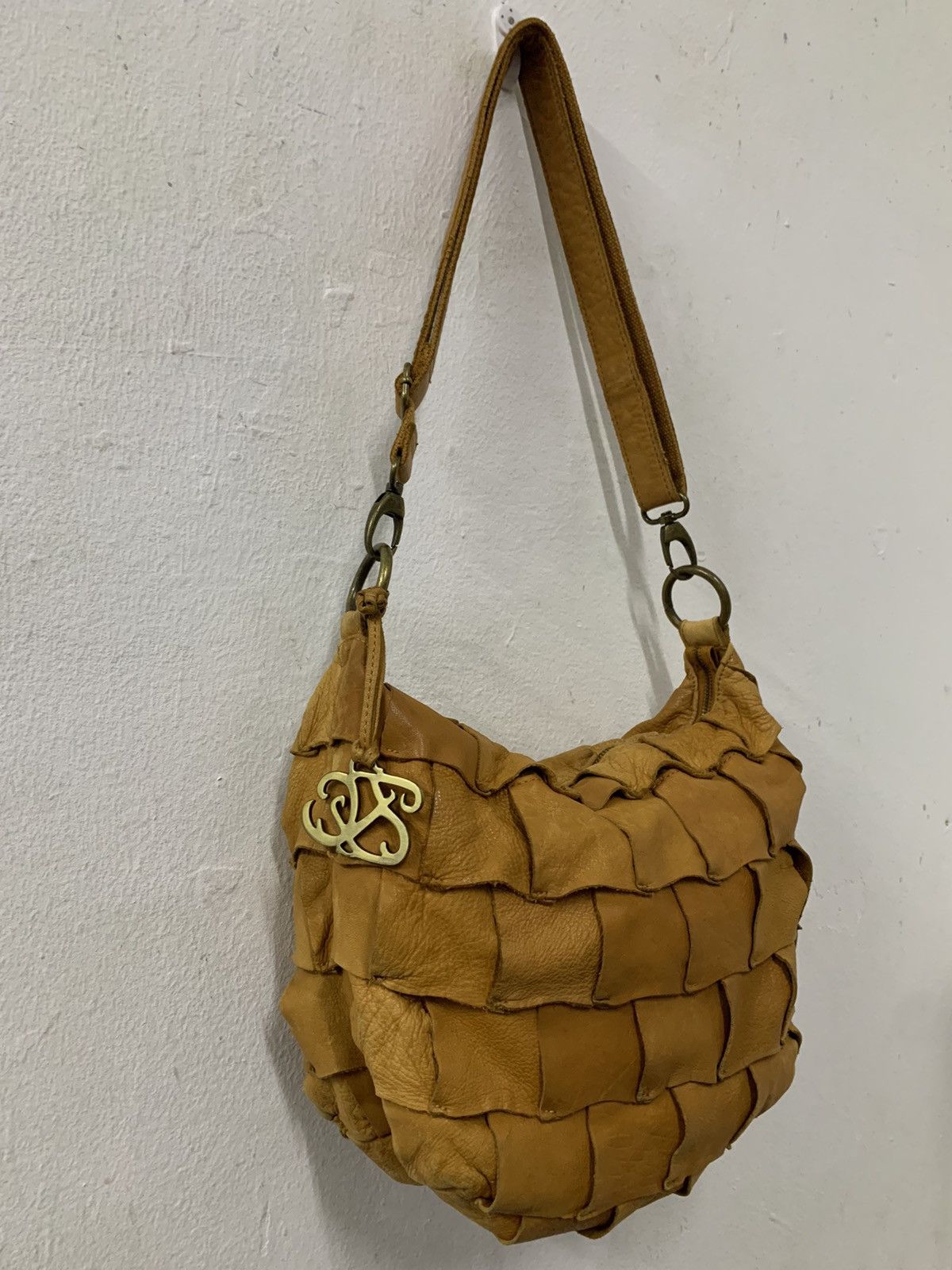 Leather Leather Patches Handbag Kapital Style Size ONE SIZE - 4 Thumbnail