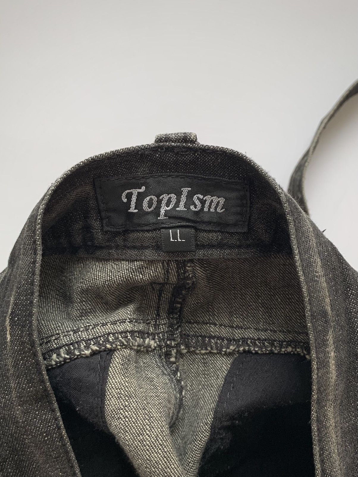 Japanese Brand 2000s Topism Flared Bondage Zipper Jeans Size US 35 - 3 Thumbnail