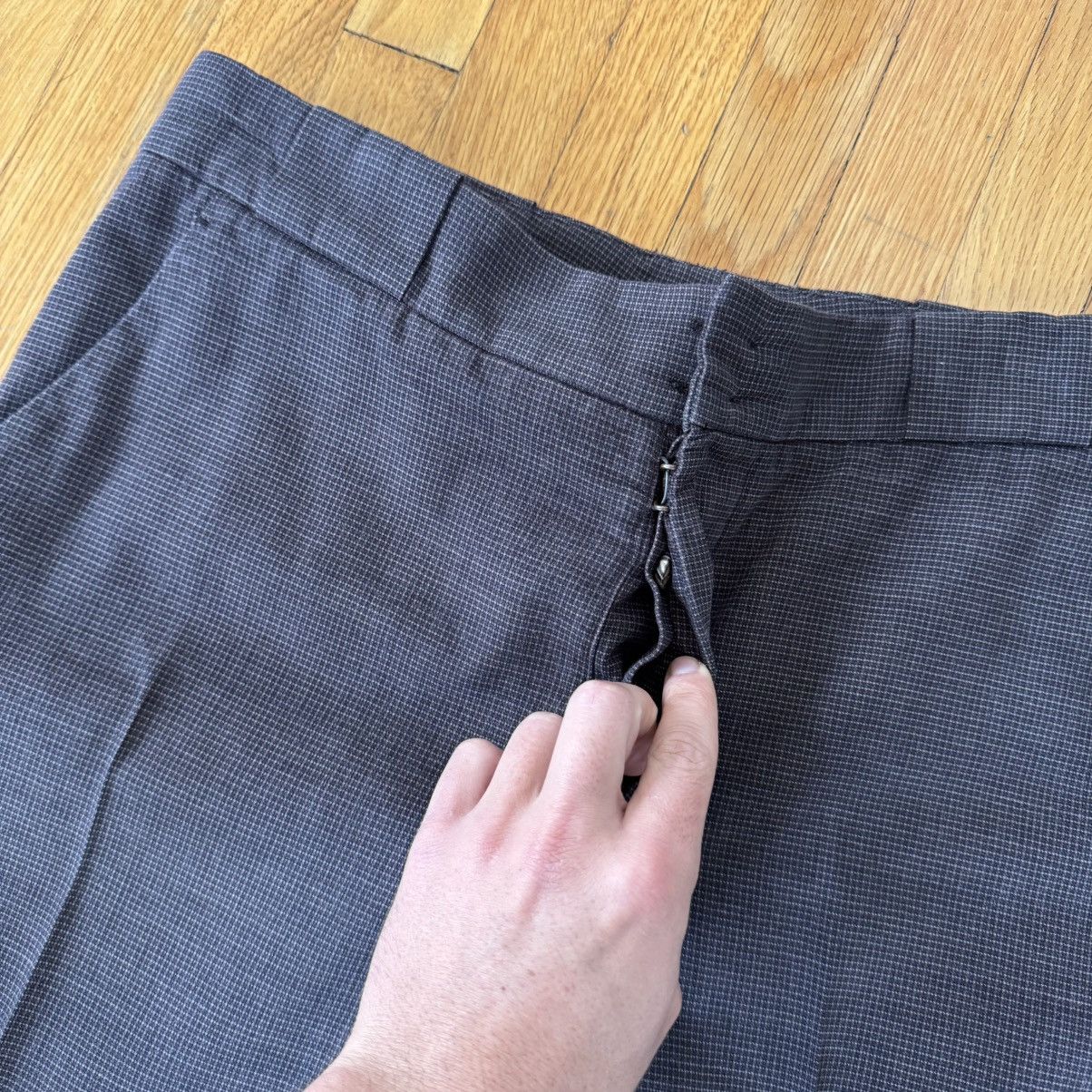 Maison Margiela Maison Margiela Pleated Brown Trousers. Size US 34 / EU 50 - 6 Thumbnail