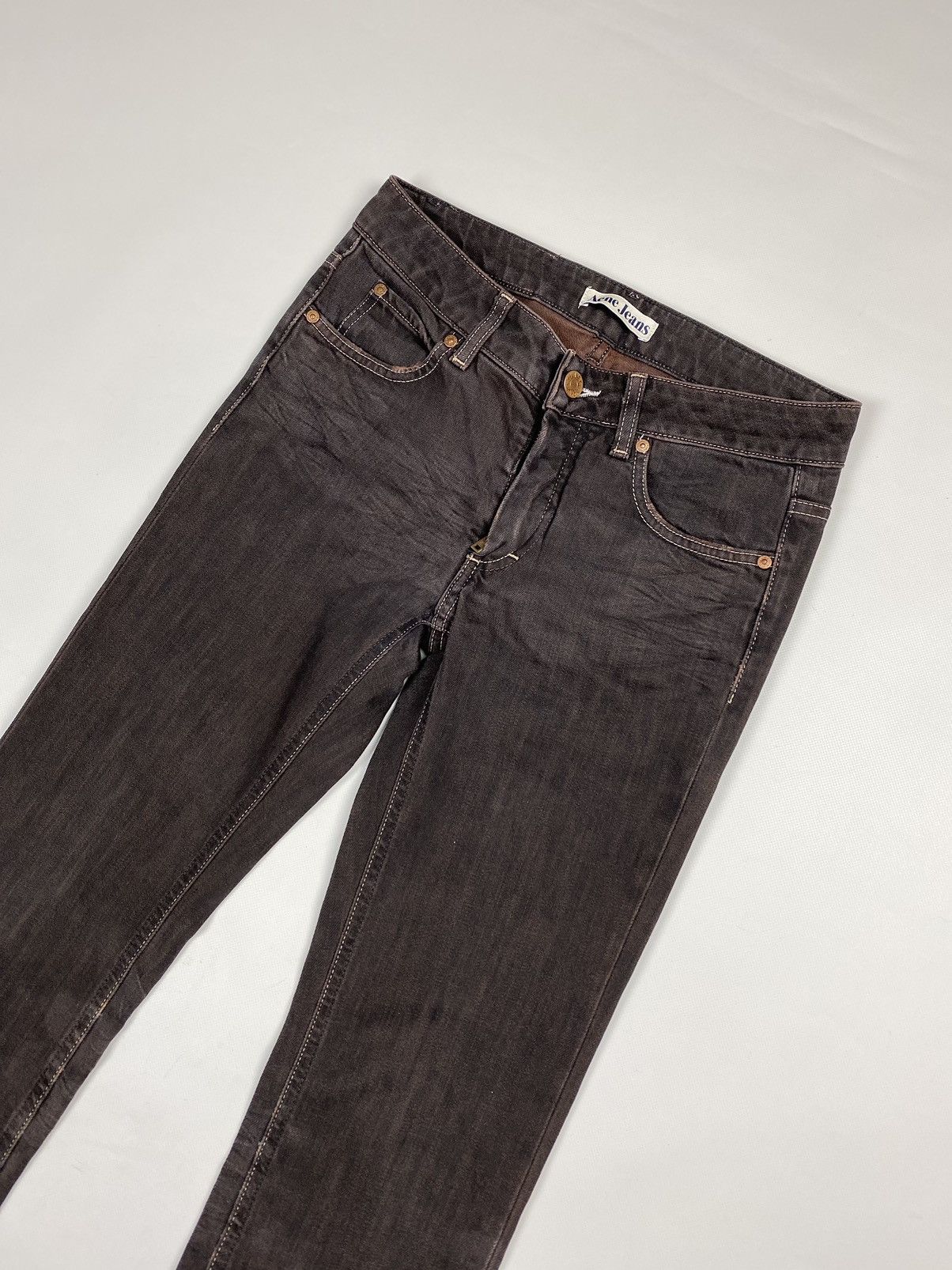 Acne Studios Acne Jeans Hex Earth ladies jeans size 27 / 32 Size 27" / US 4 / IT 40 - 4 Thumbnail