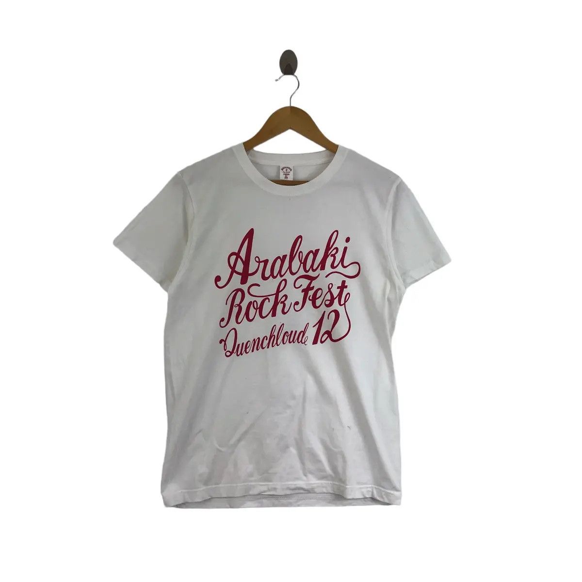 Vintage ARABAKI ROCK 2012 FESTIVAL Quenchloud Music Tee Shirt Size US S / EU 44-46 / 1 - 1 Thumbnail