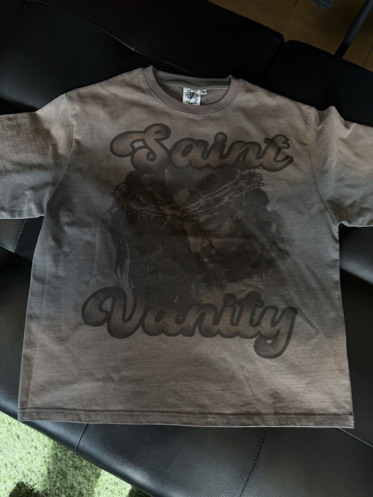 Saint Vanity Saint Vanity UNRELEASED Tee Shirt Logo Grey Size S (NEW) Size US S / EU 44-46 / 1 - 3 Thumbnail