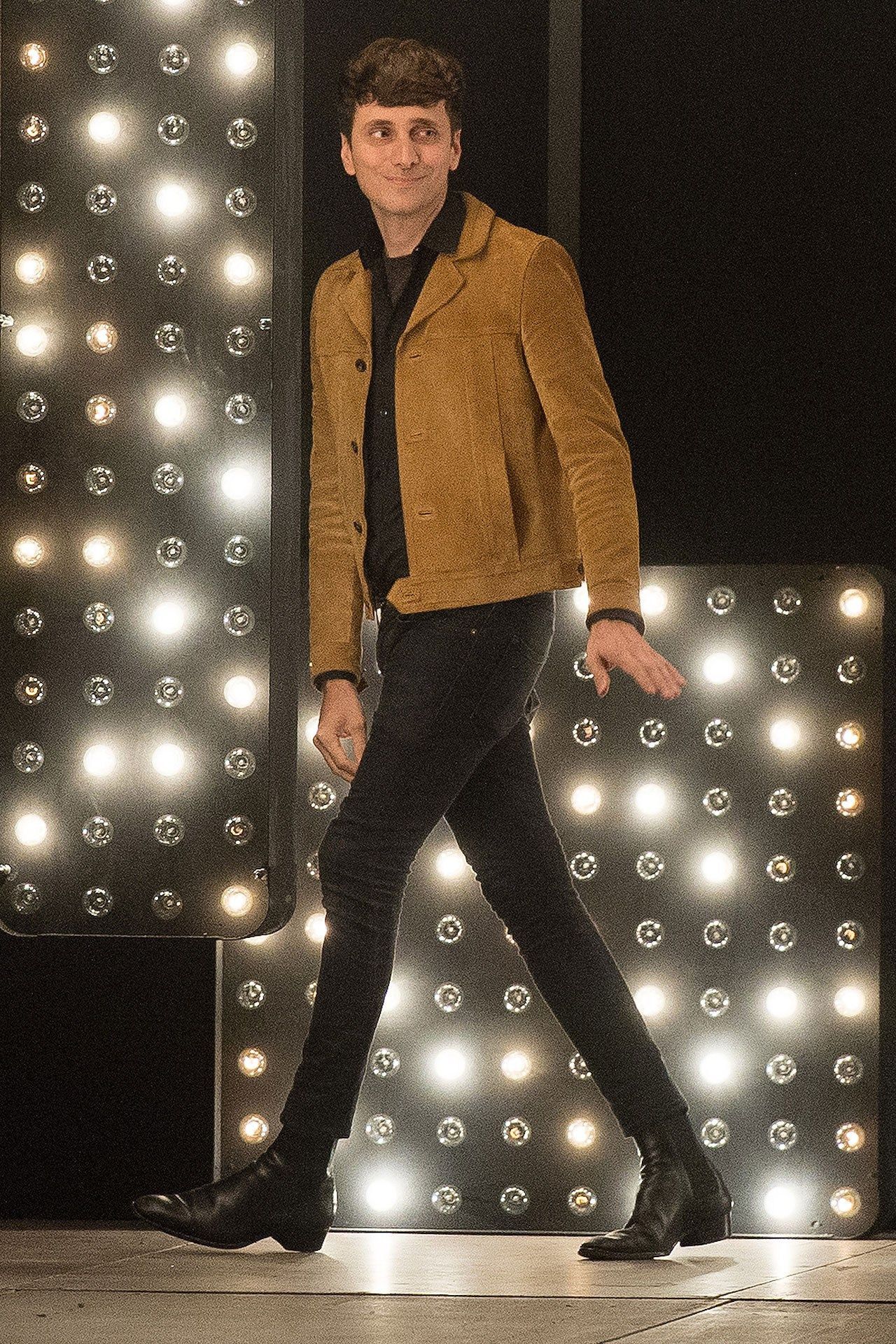 Hedi Slimane Suede Trucker Jacket (SLP FW14 Style - Korean Recreation) Size US M / EU 48-50 / 2 - 1 Thumbnail