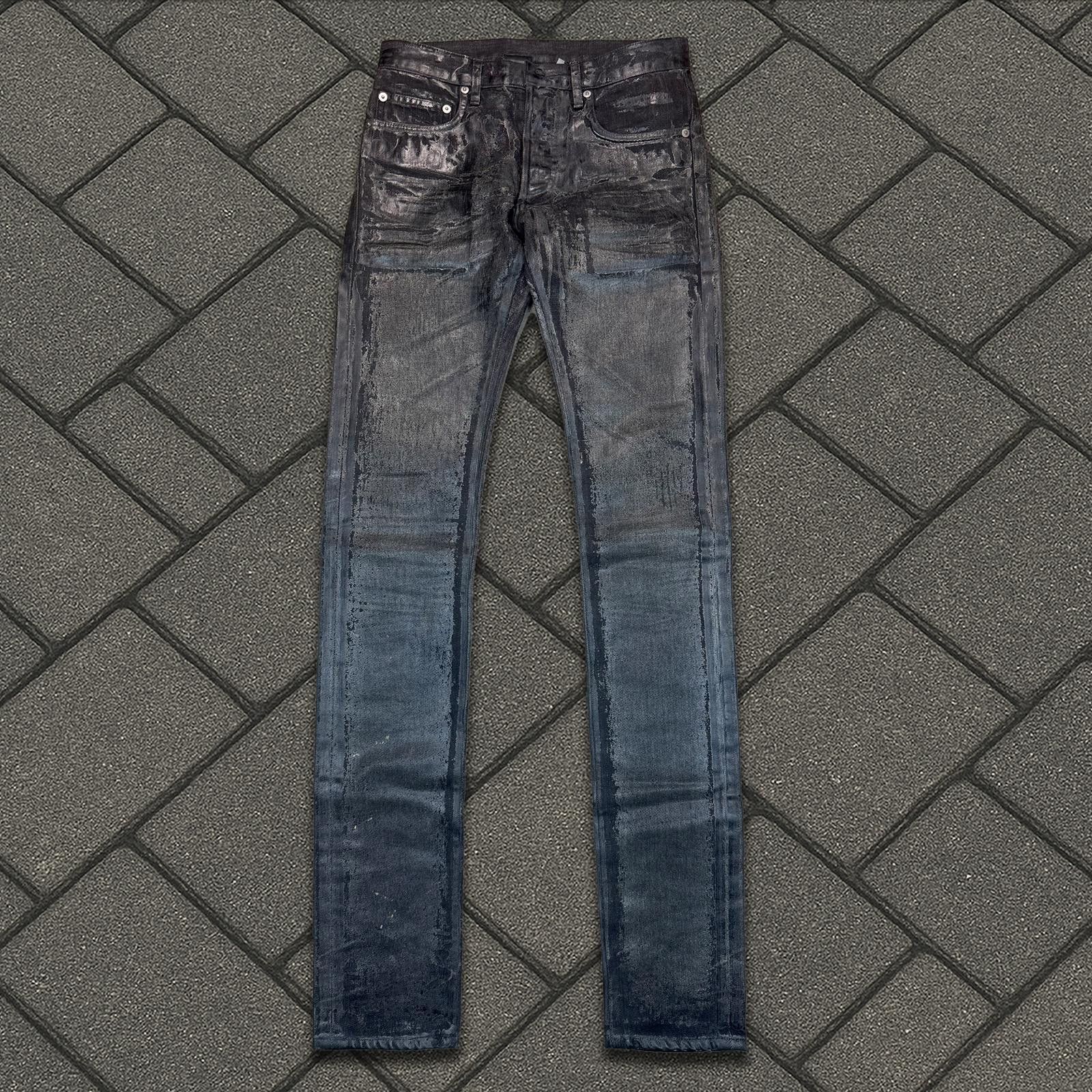 Dior × Hedi Slimane Dior Homme 08 'Luster' Wax Coated Denim