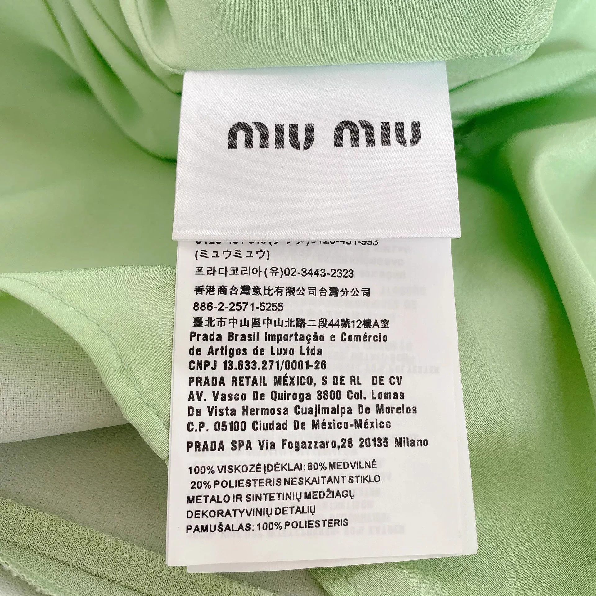 Miu Miu MIU MIU Heavily Crafted Green Cami Dress 42 Size M / US 6-8 / IT 42-44 - 7 Thumbnail