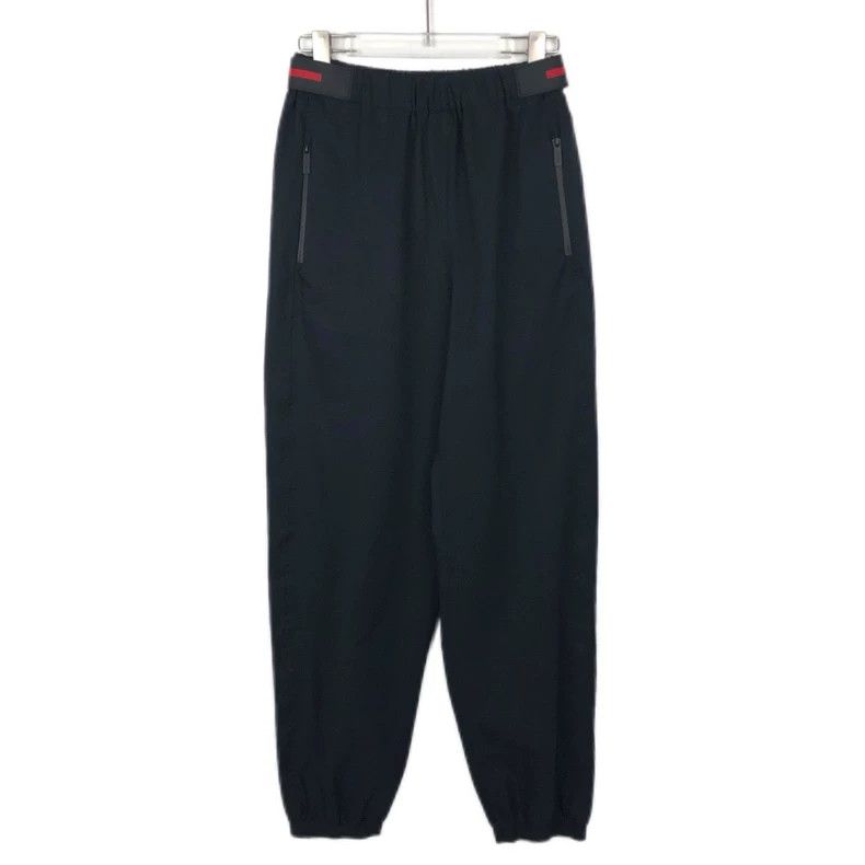 Prada Prada Size M Dark blue tie-up casual trousers trousers size Size US 26 / EU 42 - 1 Thumbnail