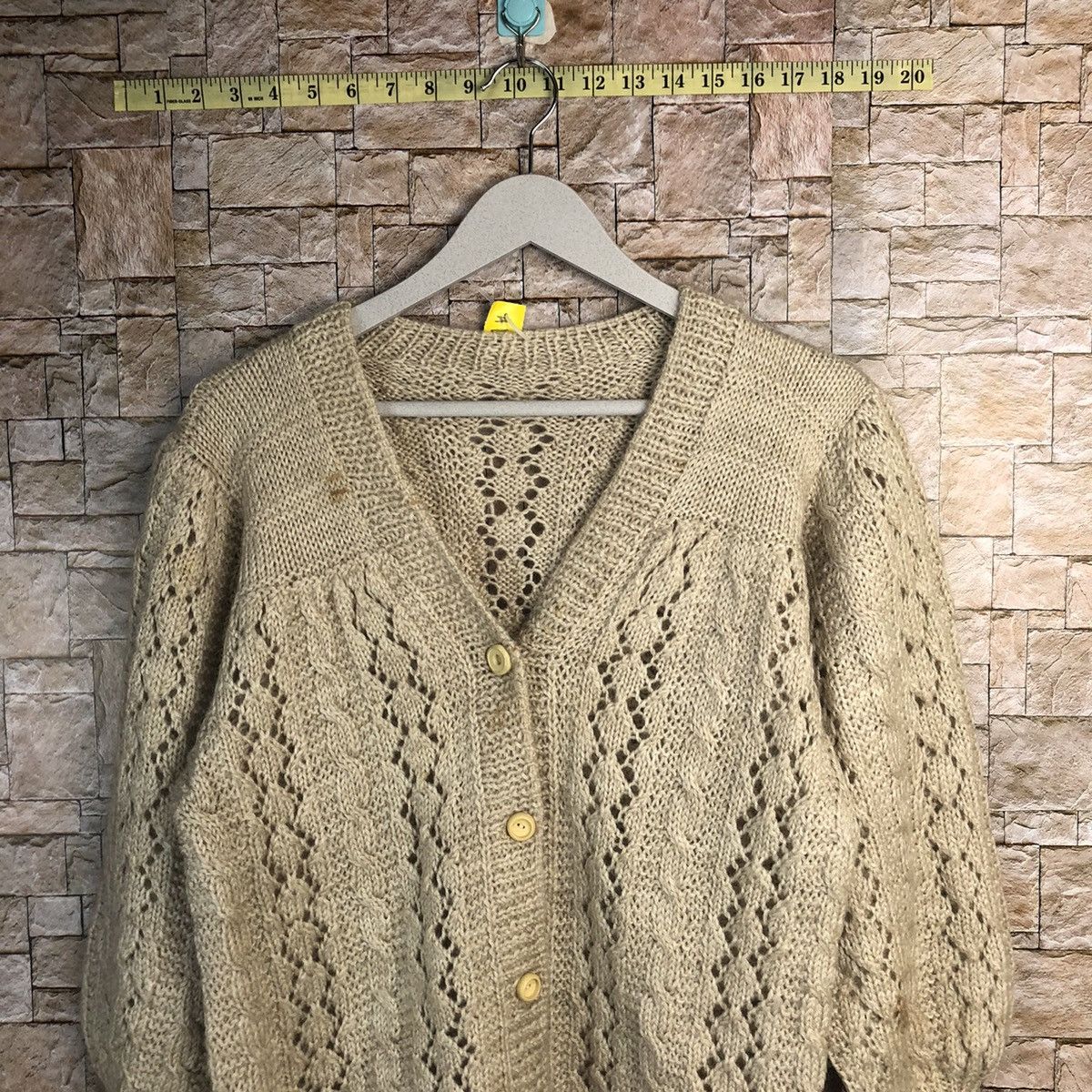 Homespun Knitwear × Japanese Brand Japanese Brand Brown Knitwear vintage cardigan #A192 Size S / US 4 / IT 40 - 2 Thumbnail