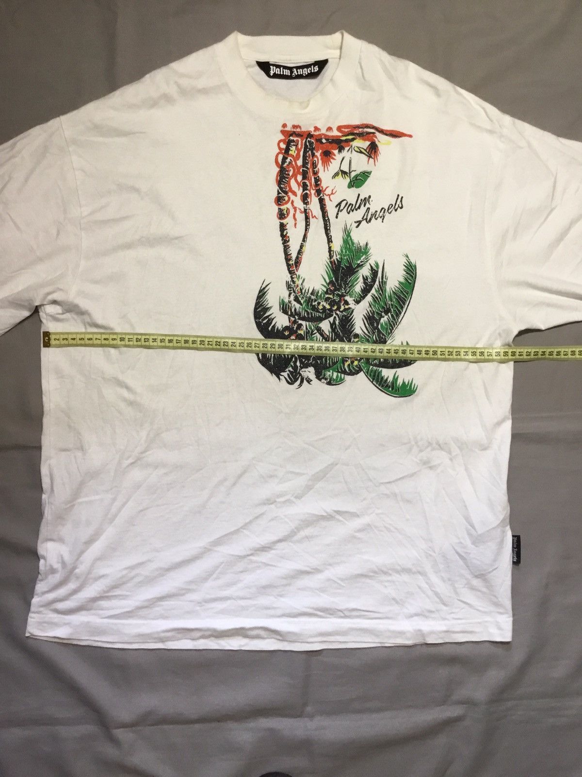 Palm Angels Palm Angels Men's Upside Down Palm Graphic T-Shirt Size M Size US M / EU 48-50 / 2 - 6 Thumbnail