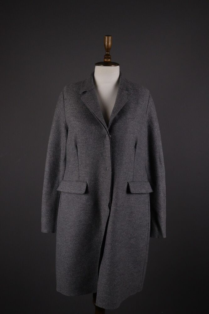image of Avant Garde Harris Wharf London Coat in Grey, Women's (Size XL)