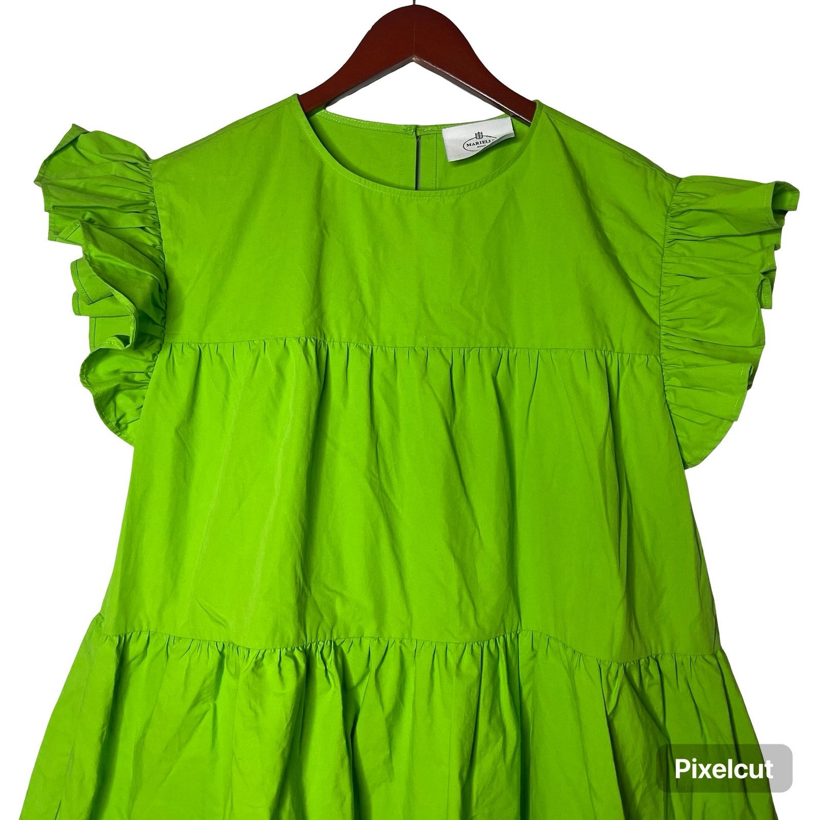 Other Marielle Green Caro Midid A line Dress One Size Size M / US 6-8 / IT 42-44 - 8 Thumbnail