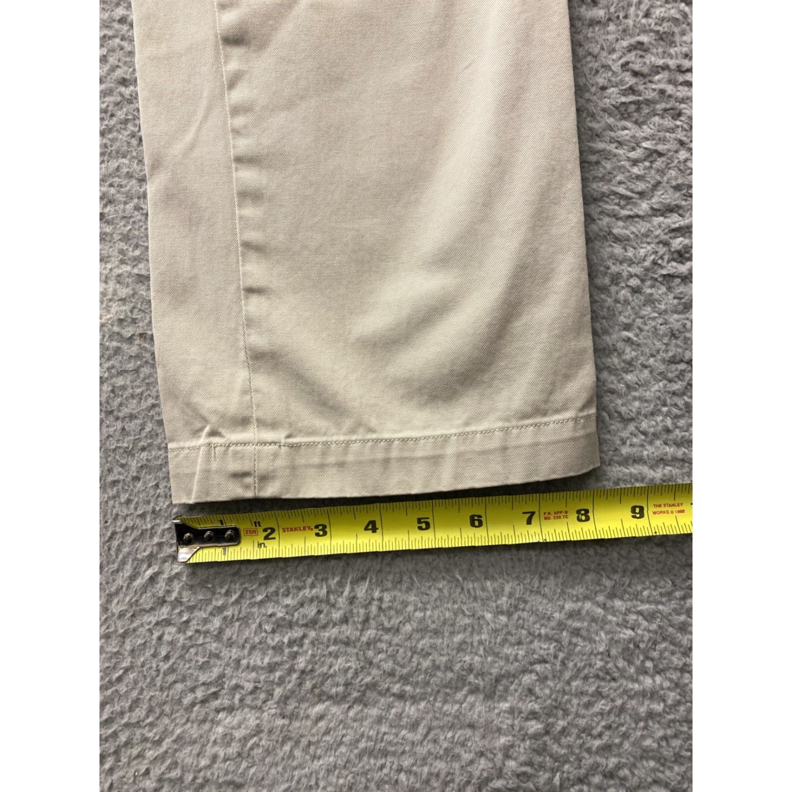 VINTAGE Polo Ralph Lauren Chino Pants Men 36 Regular Light Tan 34in Inseam Post-90s Preppy USA Mens
