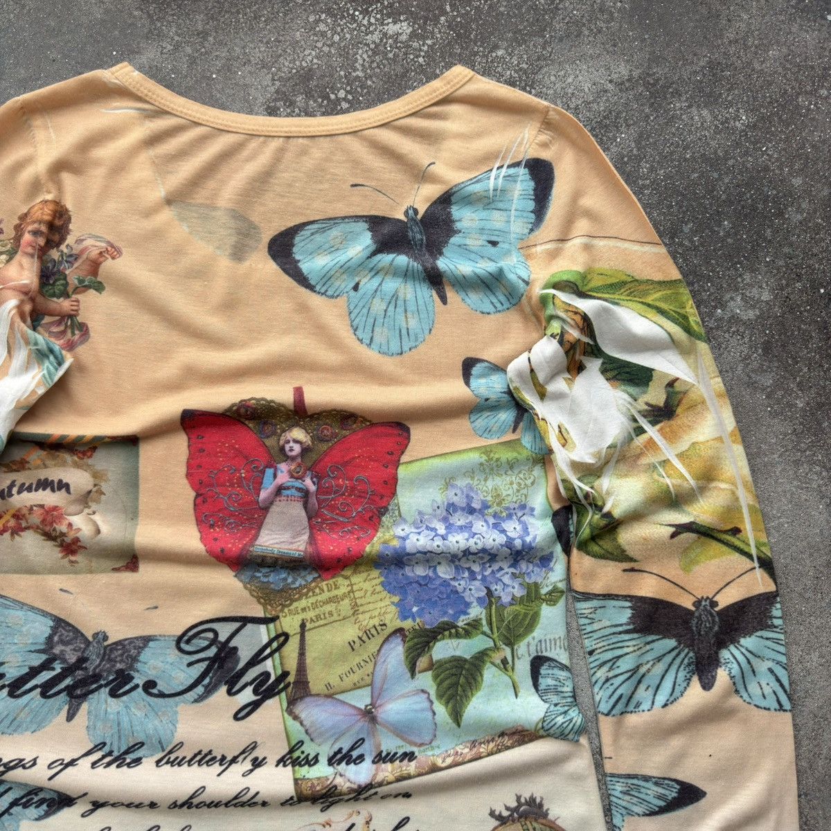 20471120 × Japanese Brand × Vintage JPG Jean Paul Gaultier Style Vintage Long Sleeve Top Size M / US 6-8 / IT 42-44 - 14 Thumbnail